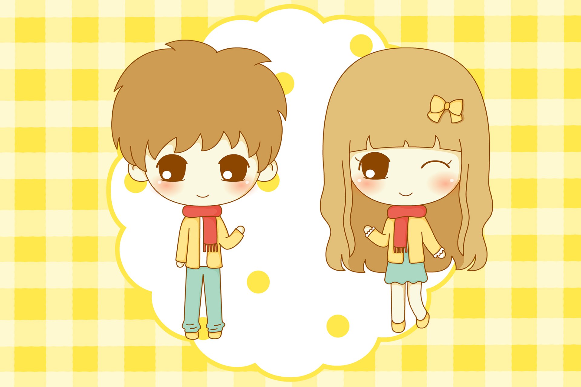 鬼鬼 鬼小妞 可爱 手绘 卡通 女孩 清新