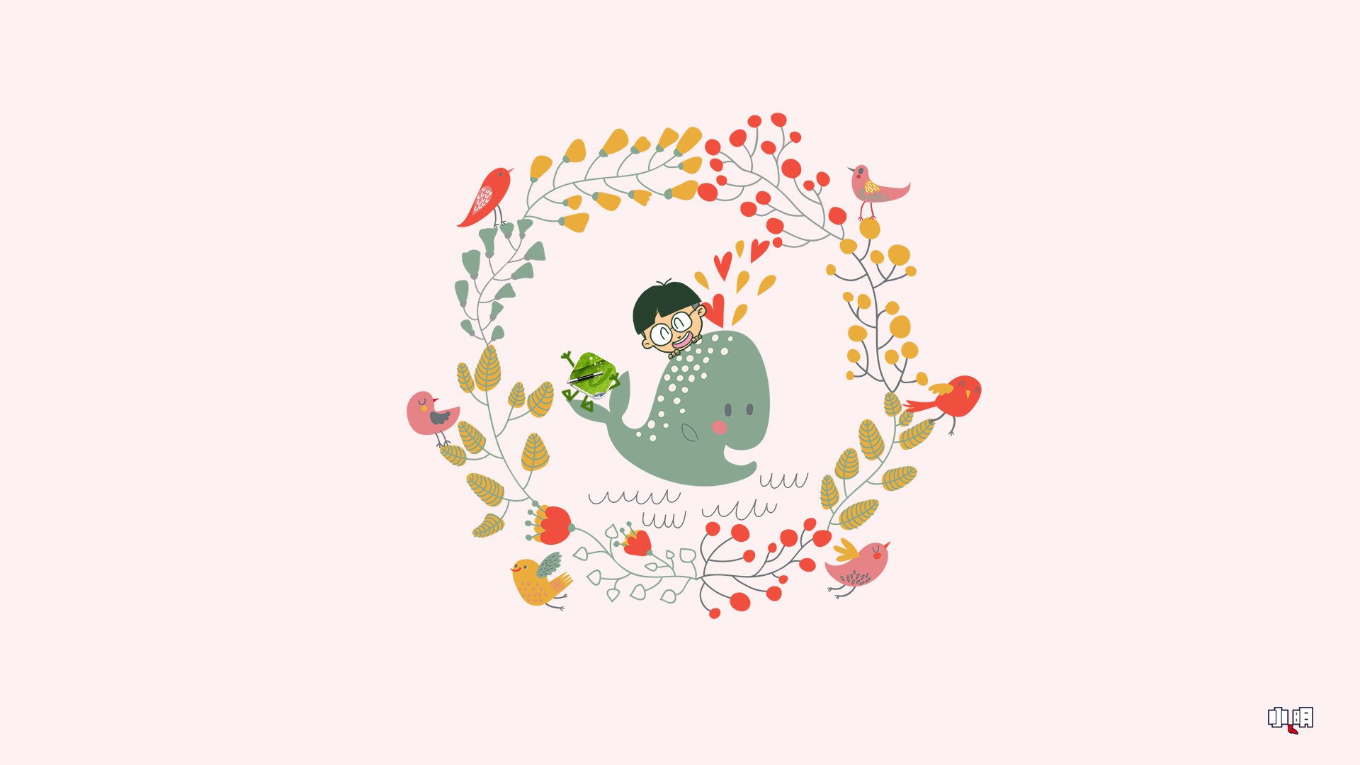 小明  小明壁纸 文字