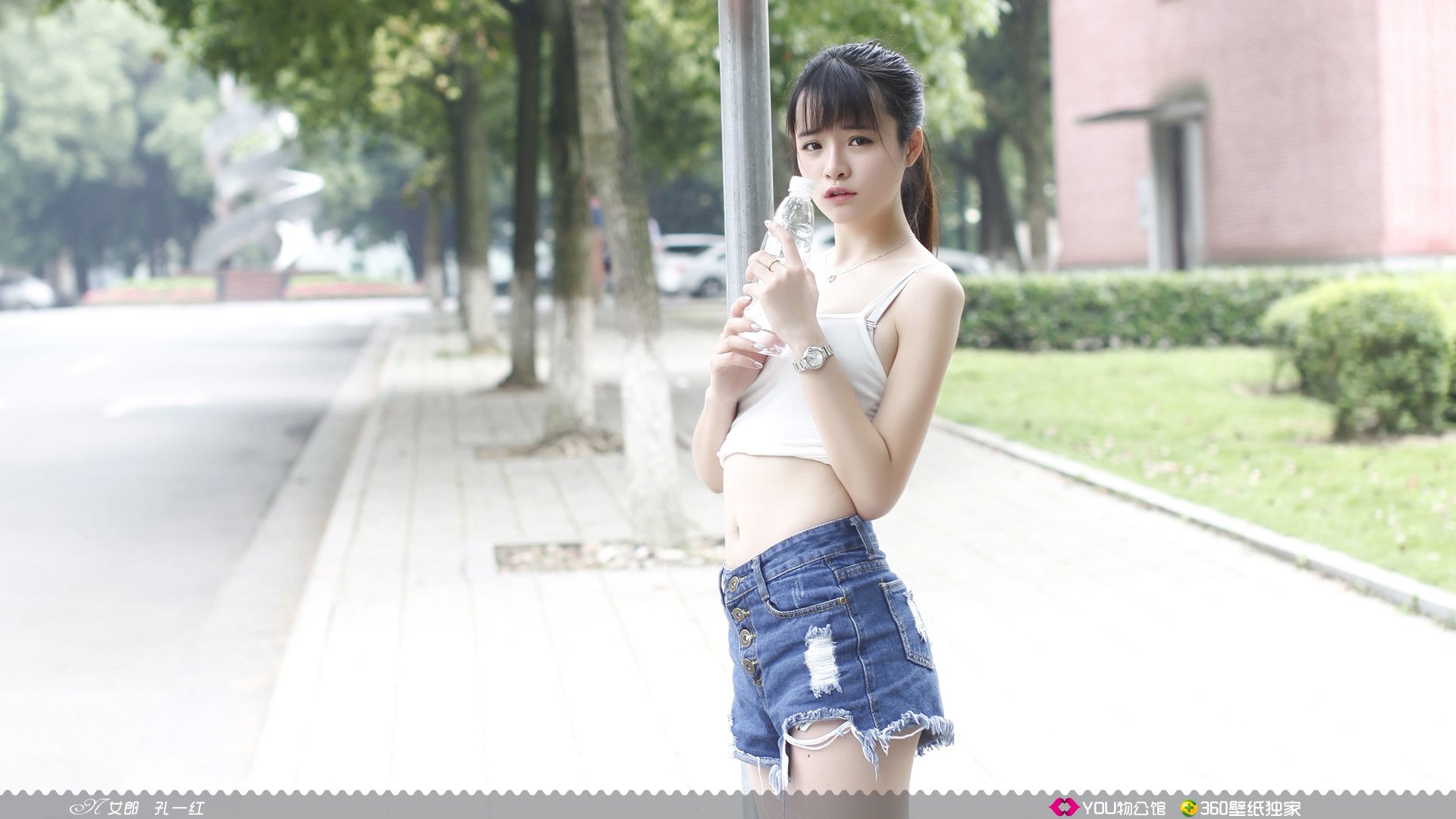 YOU物公馆 美女 孔一红 N女郎 YOU物馆 性感 湖南农大校花 @孔一红一朵小花kyh @YOU物公馆官博