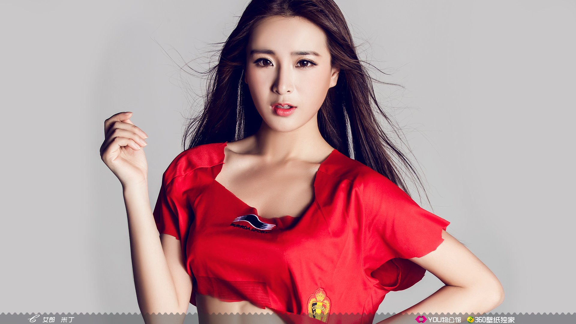 YOU物公馆  @YOU物公馆官博 美女 YOU物馆 足球宝贝 世界杯 米丁 C女郎 比利时队