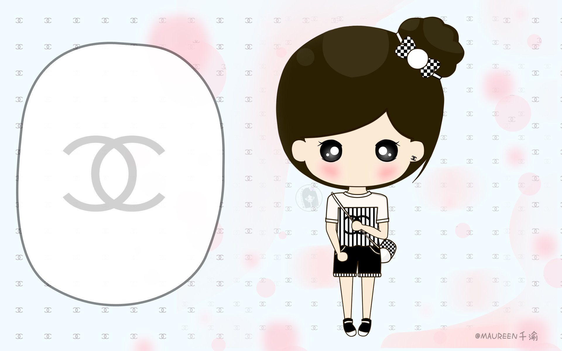 小千渝 女孩 卡通