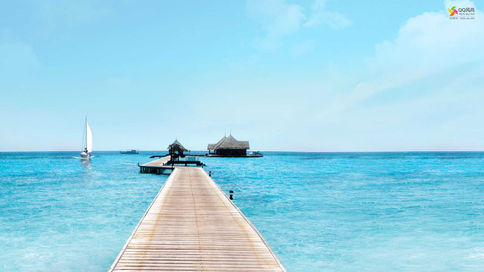 小清新 唯美 旅行 假日 夏天 炎热 度假 大海