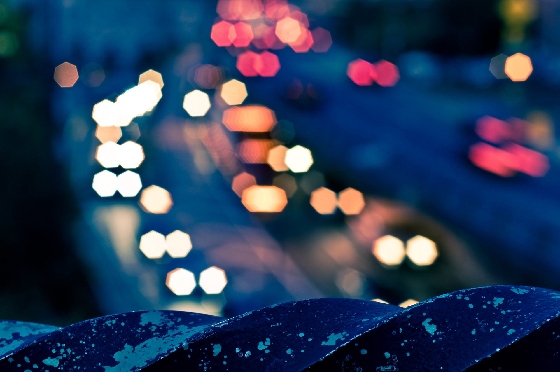 炫酷 另类 个性 简约 灯火阑珊 城市 街道 夜晚