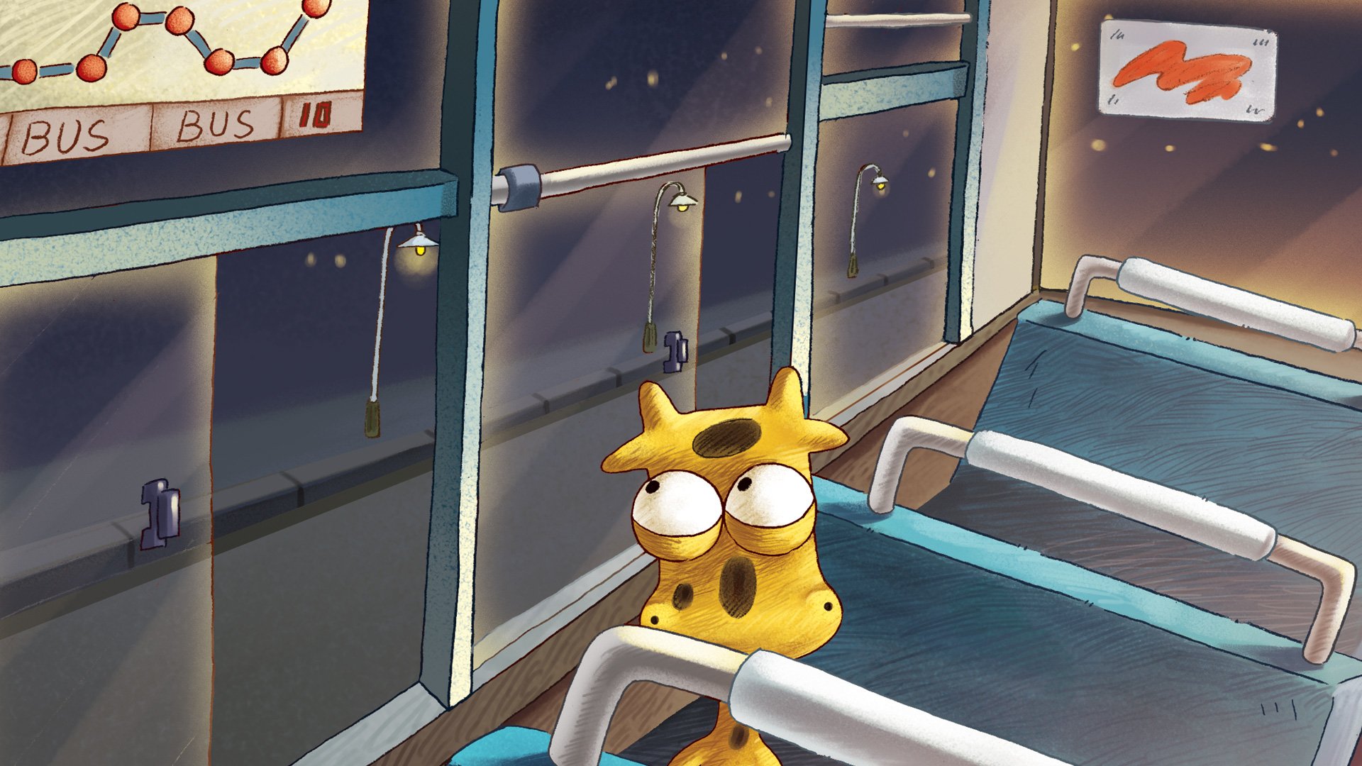 迷雾中的但丁 长颈鹿