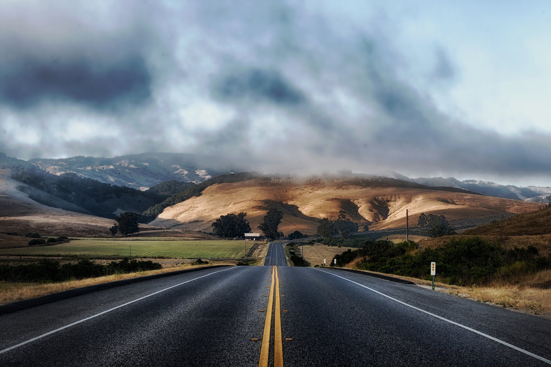 风景 自然风光 意境公路 路 远方