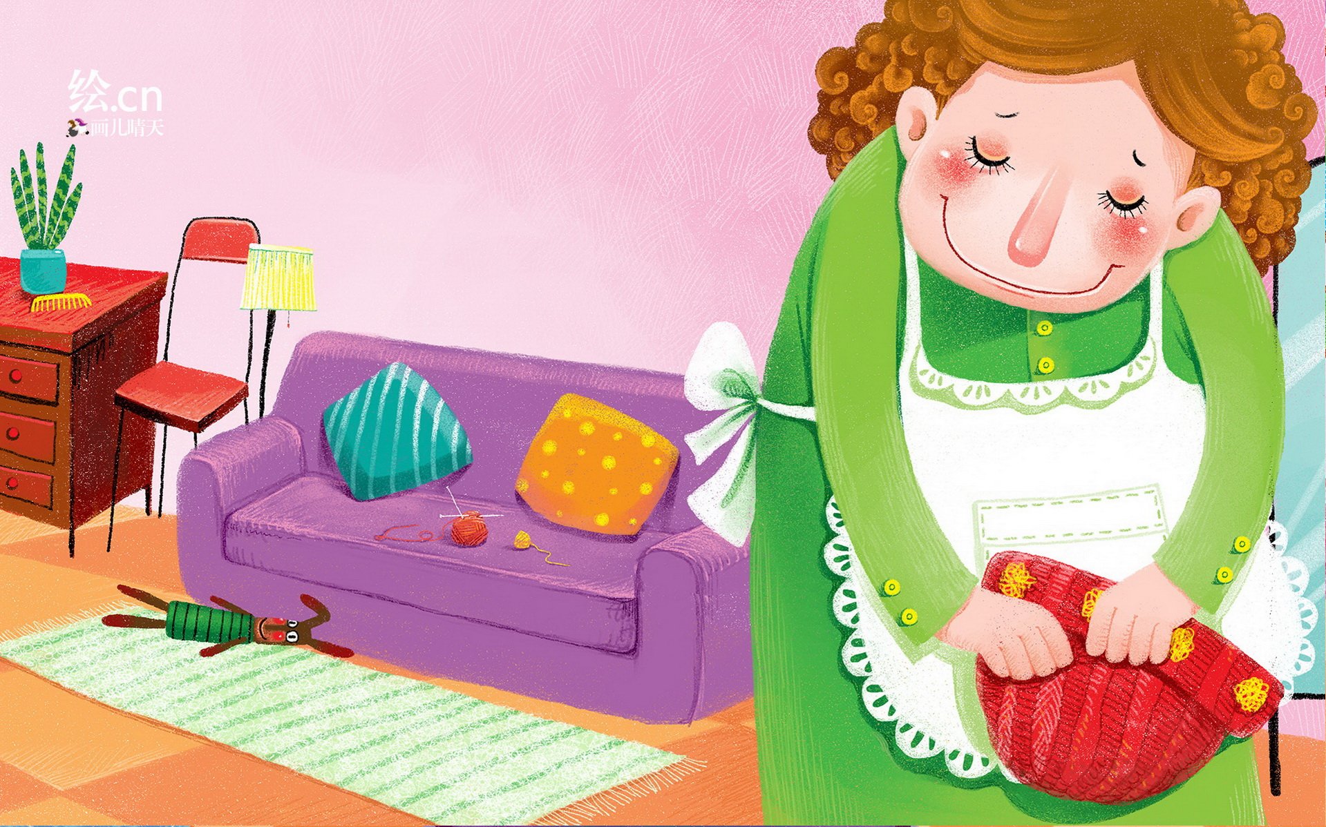 画儿晴天 童趣 手绘