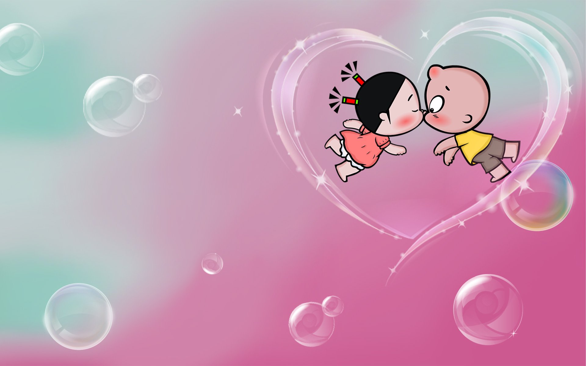 七夕 情人节 情侣 爱情 小破孩