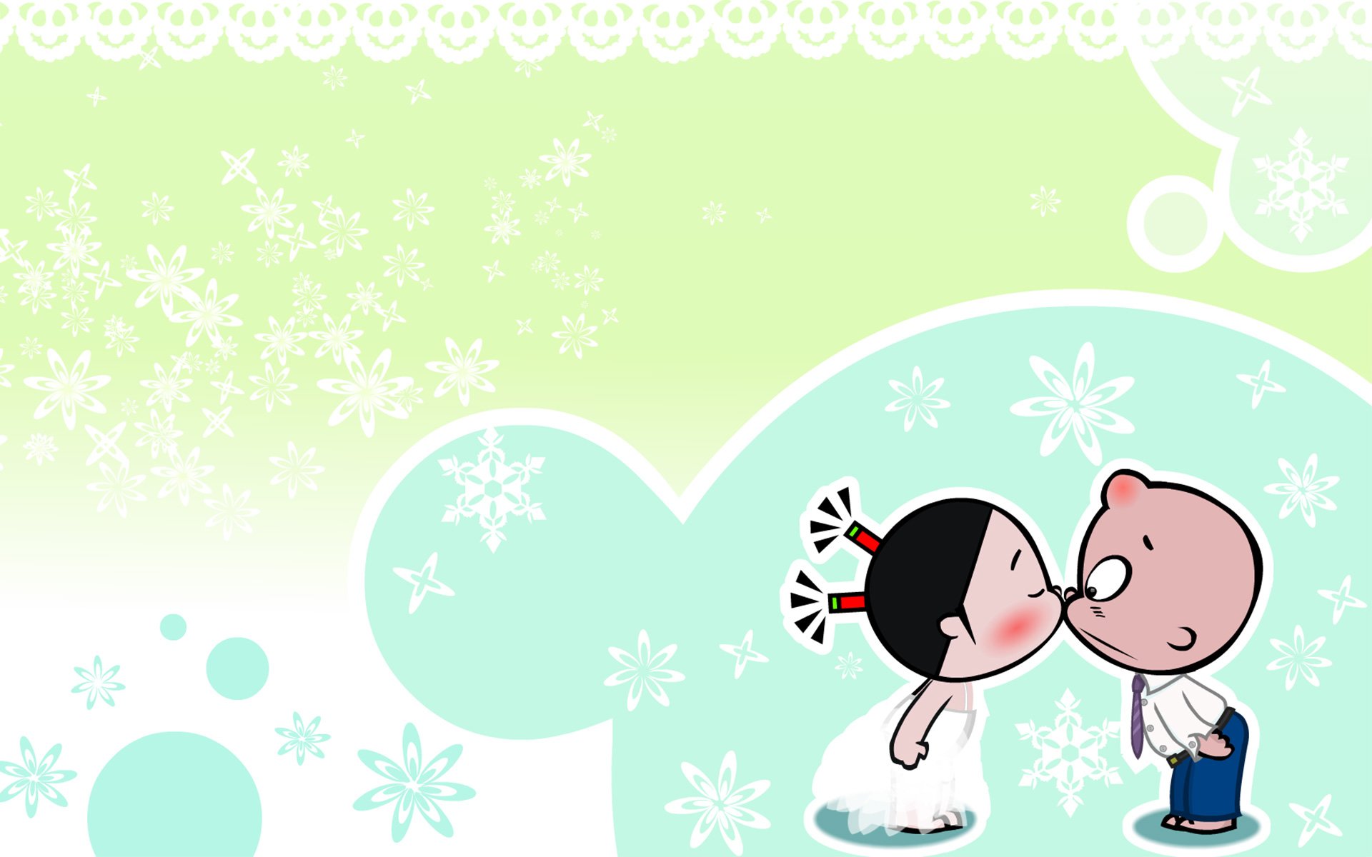 七夕 情人节 情侣 爱情 小破孩