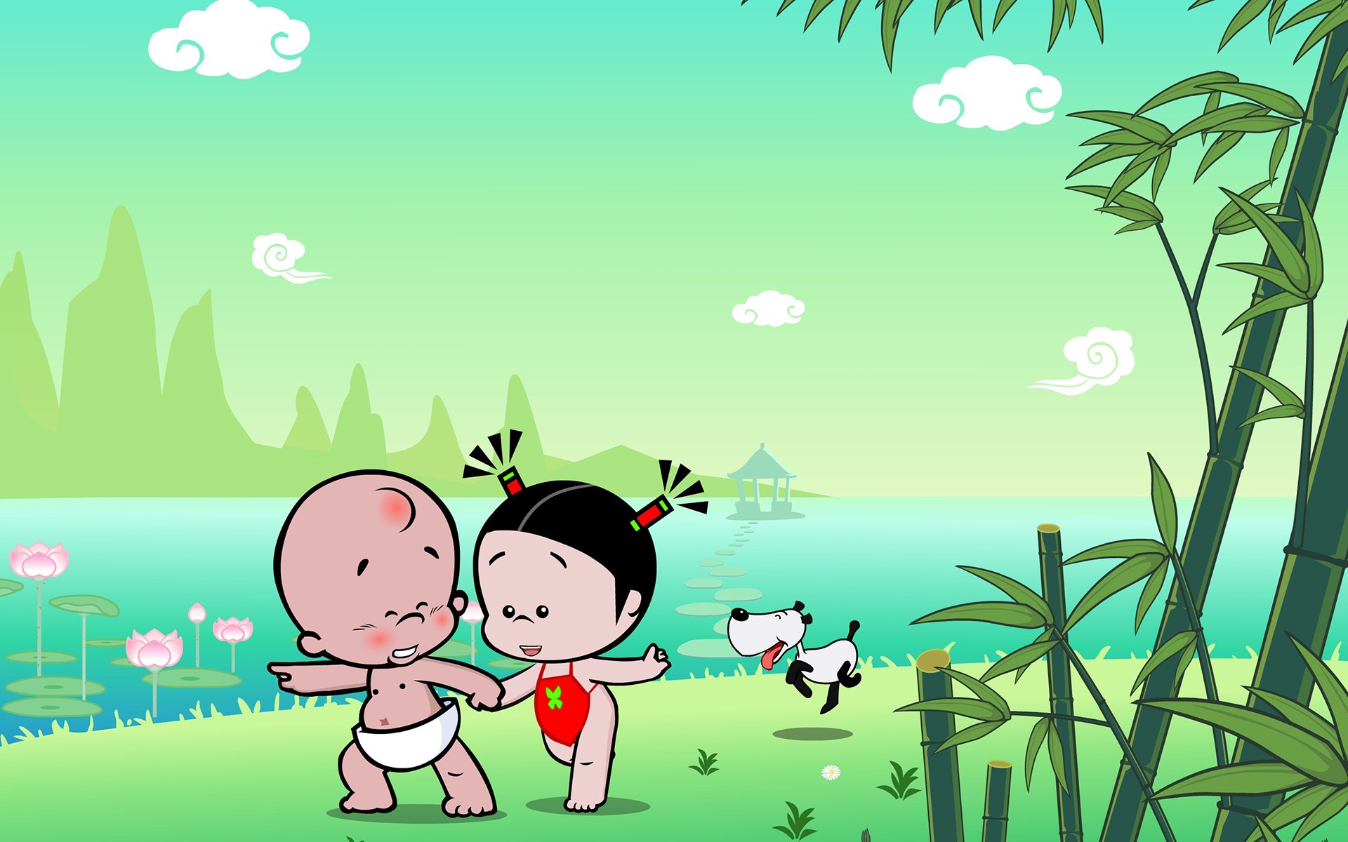 七夕 情人节 情侣 爱情 小破孩