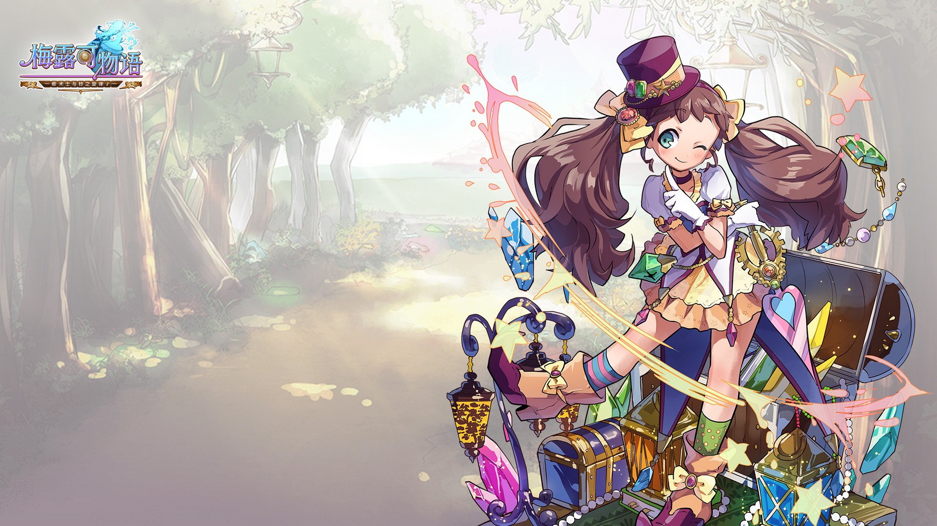 卡通 萌妹子 游戏 手游 小清新 日漫 动漫 美少女 梅露可物语