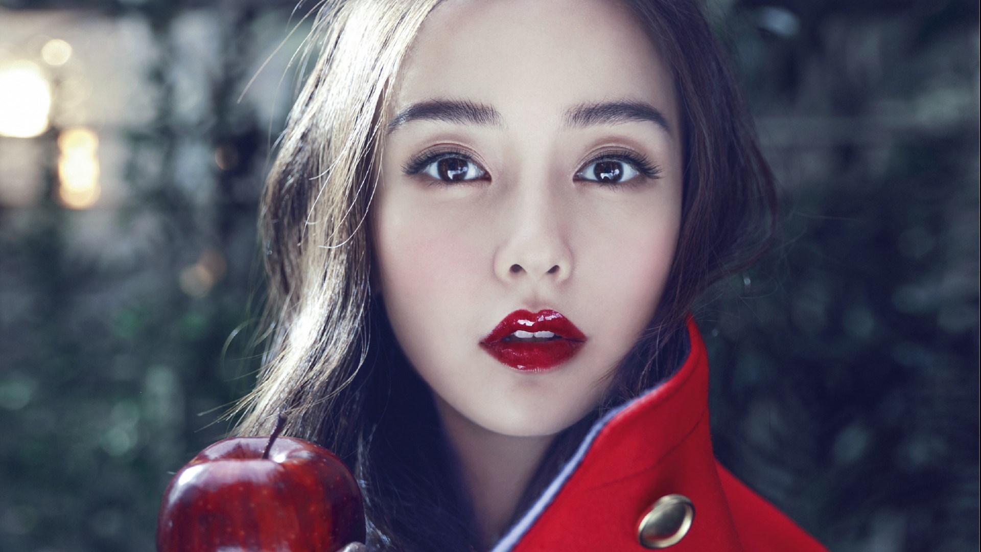 Angelababy 杨颖 烈焰红唇  美女  明星