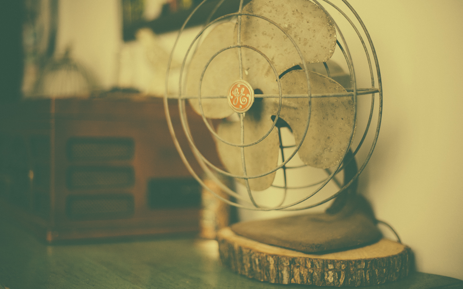 小清新 静物写真 风扇 复古