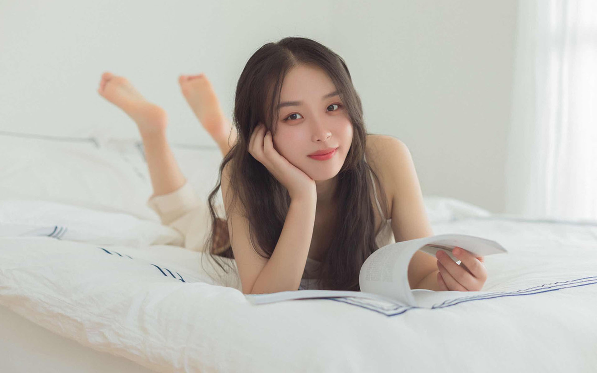 清纯   吊带  居家  诱惑  灵动