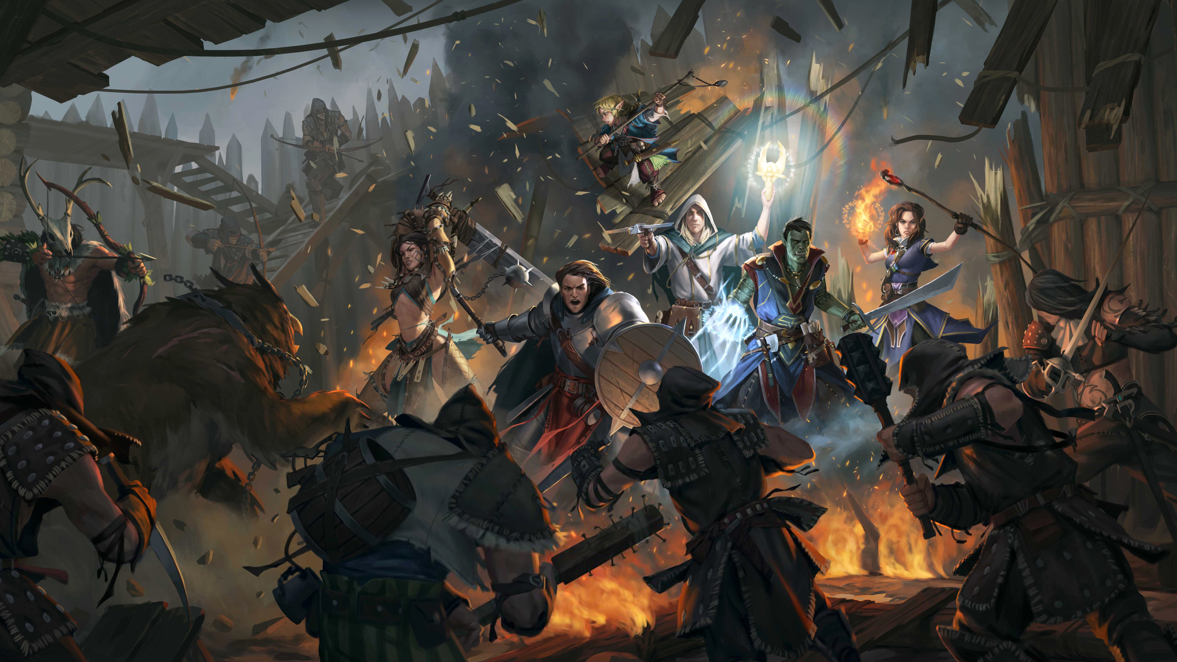 开拓者 拥王者 战争