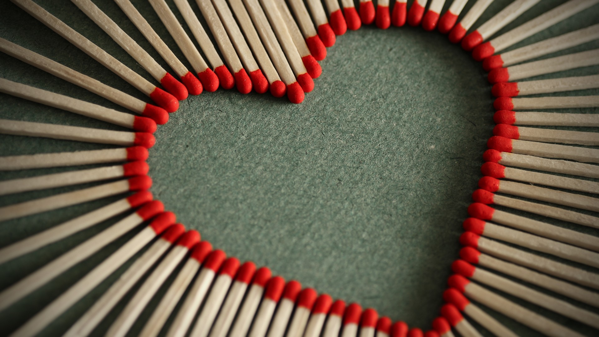 心动创意 爱心 火柴