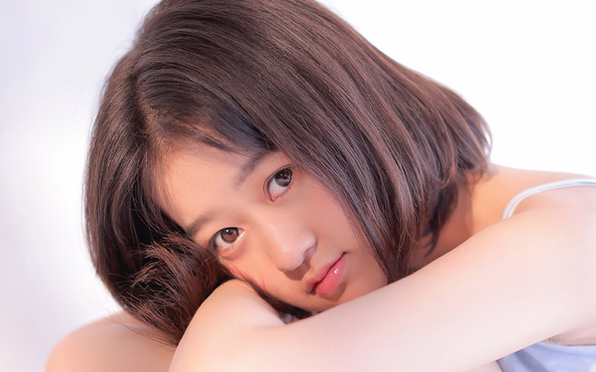 清纯  清新白嫩美少女