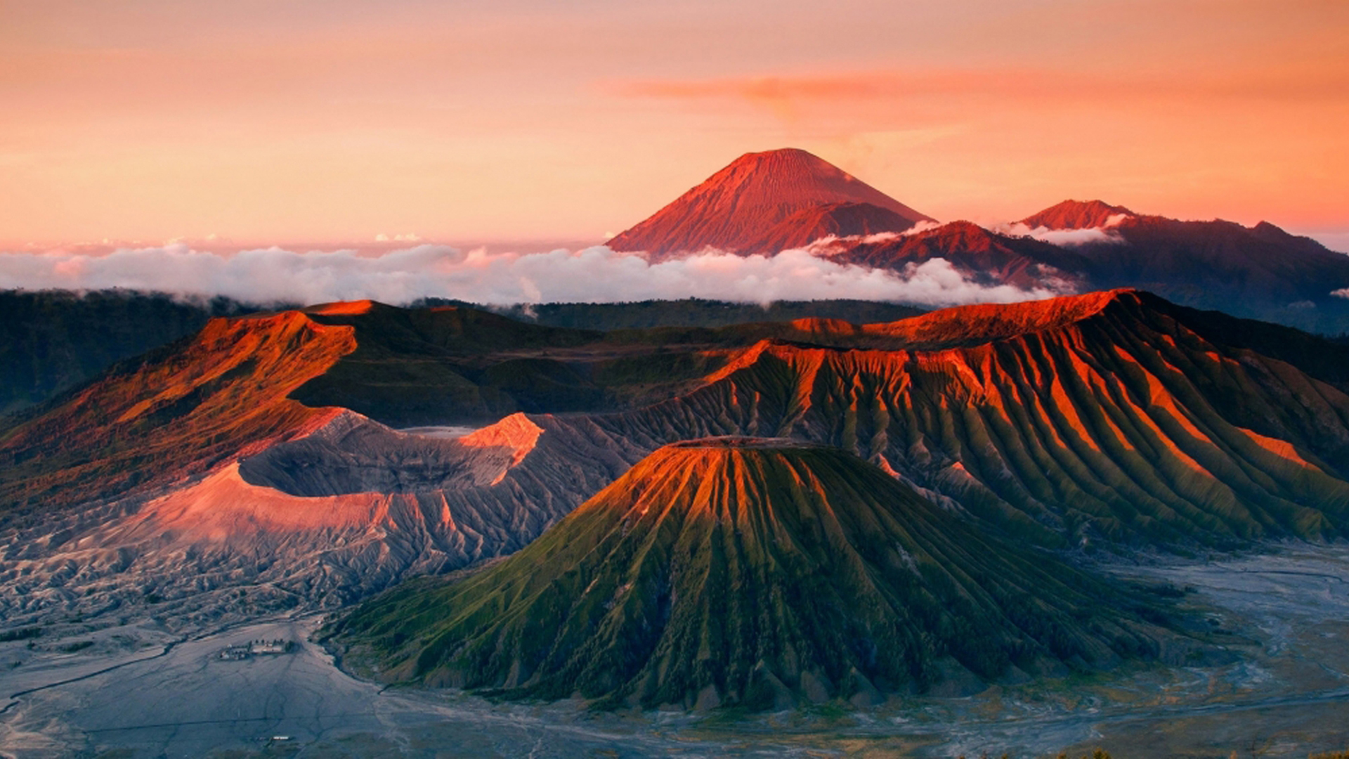 风景 火山 自然风光