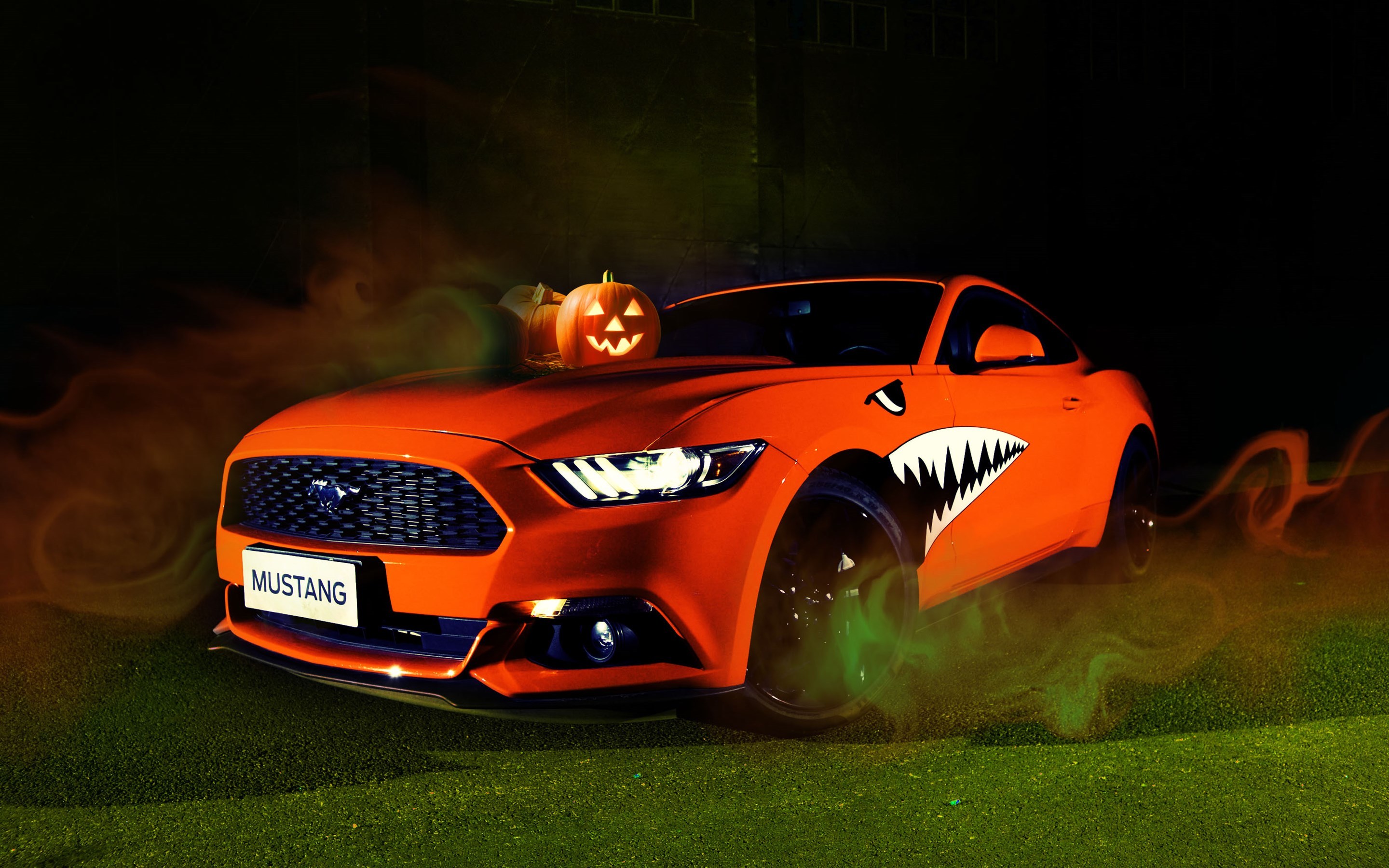福特 野马 Mustang 万圣节 改装 宽屏