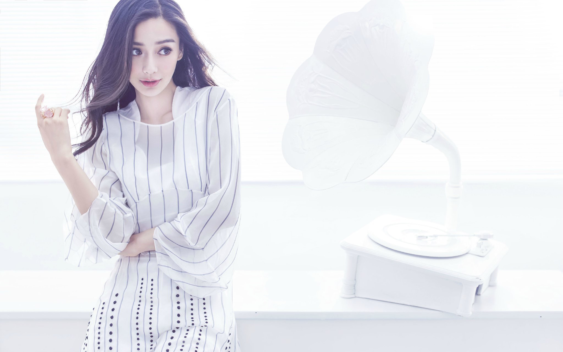 Angelababy 唯美 梦幻 纯净 惊艳 写真 宽屏 杨颖