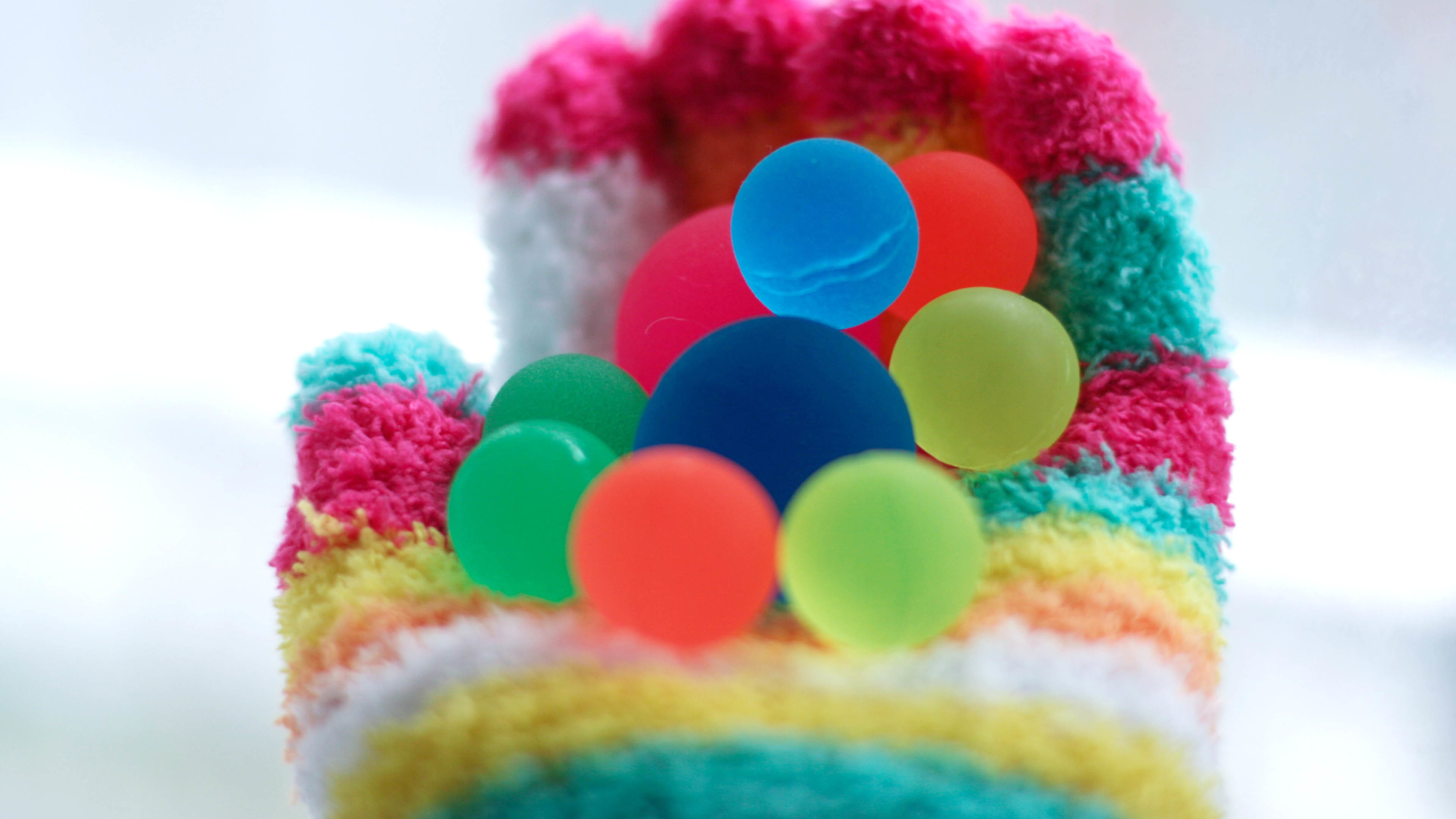 手套 橡皮球 彩色