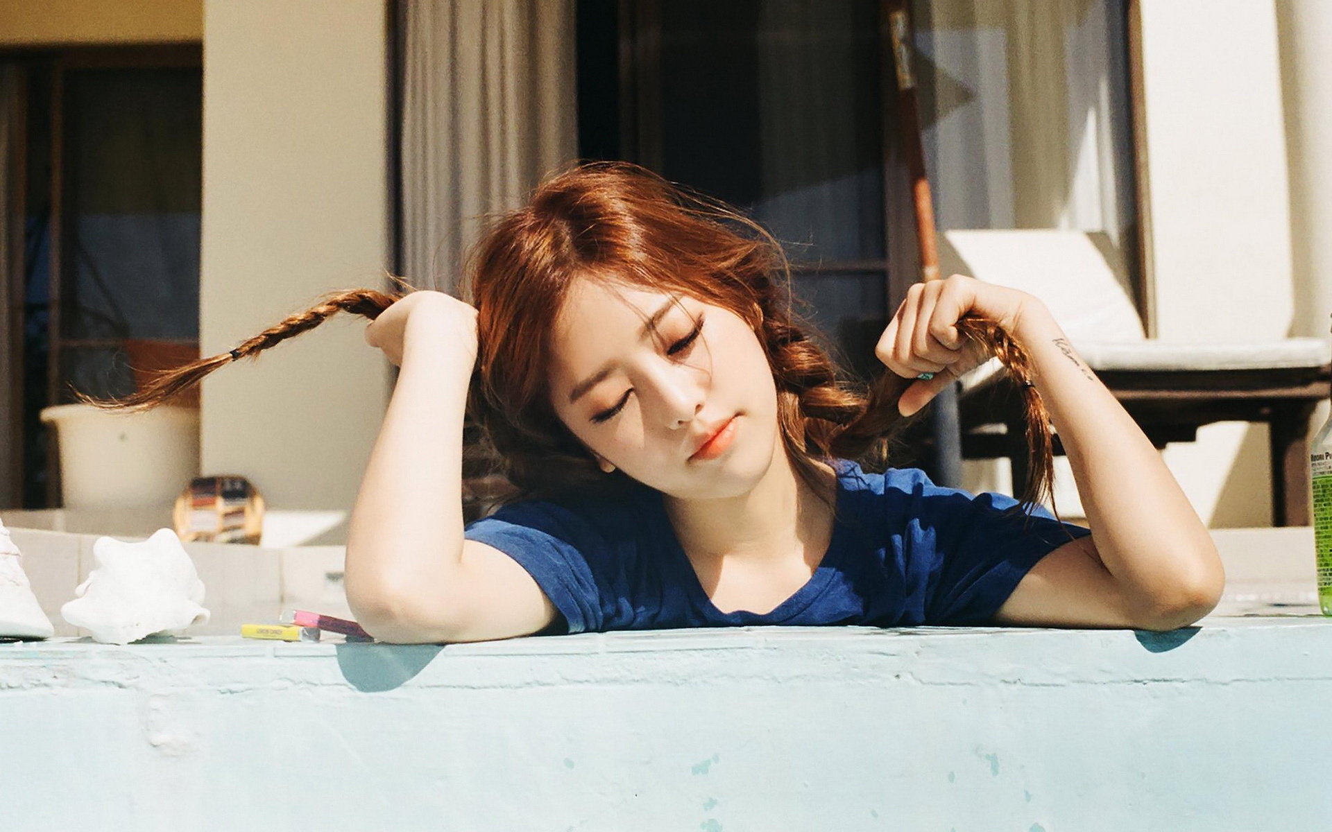 kisum 韩国 Rapper 美女 歌星 宽屏