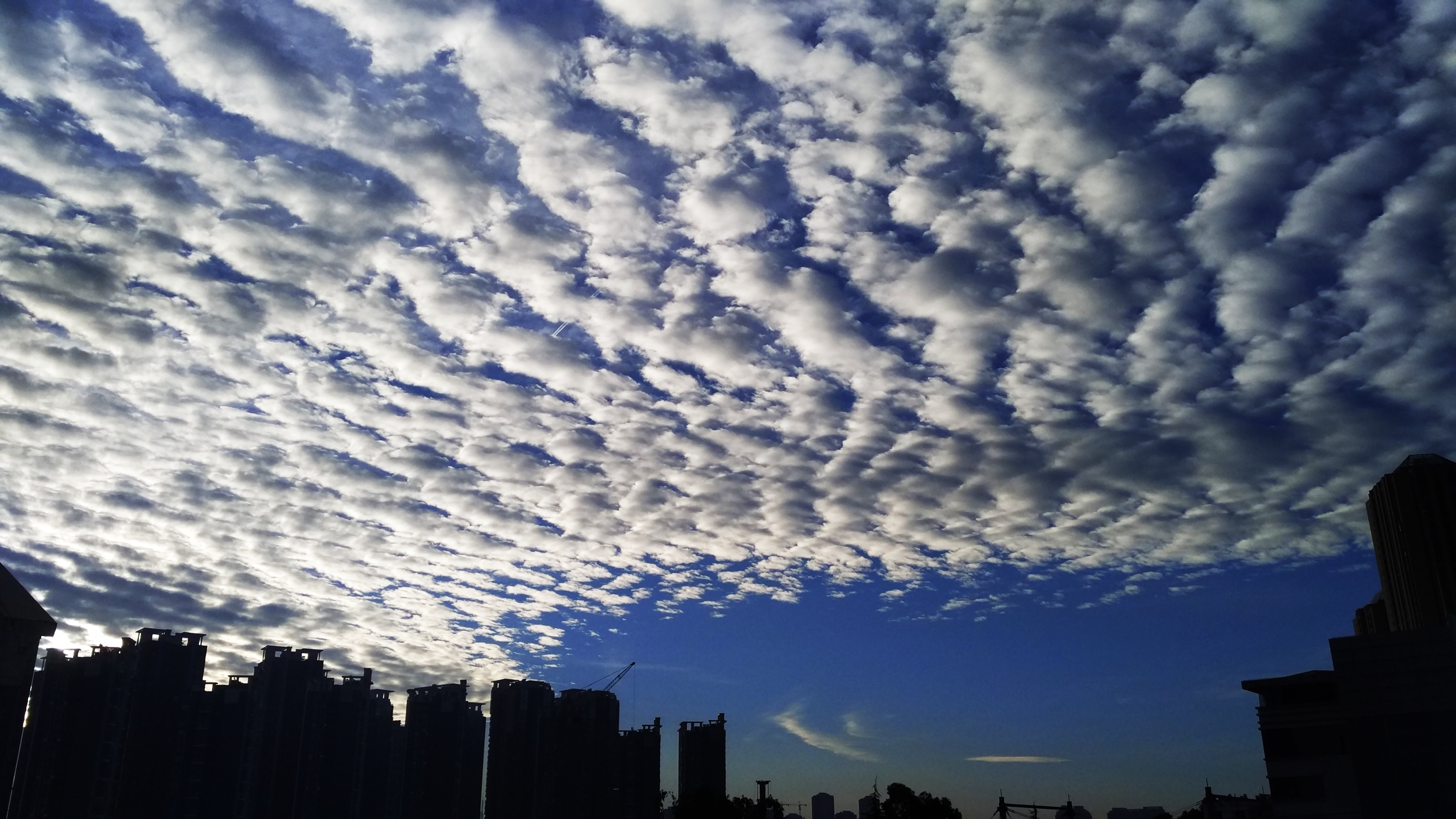 自然 白云 天空