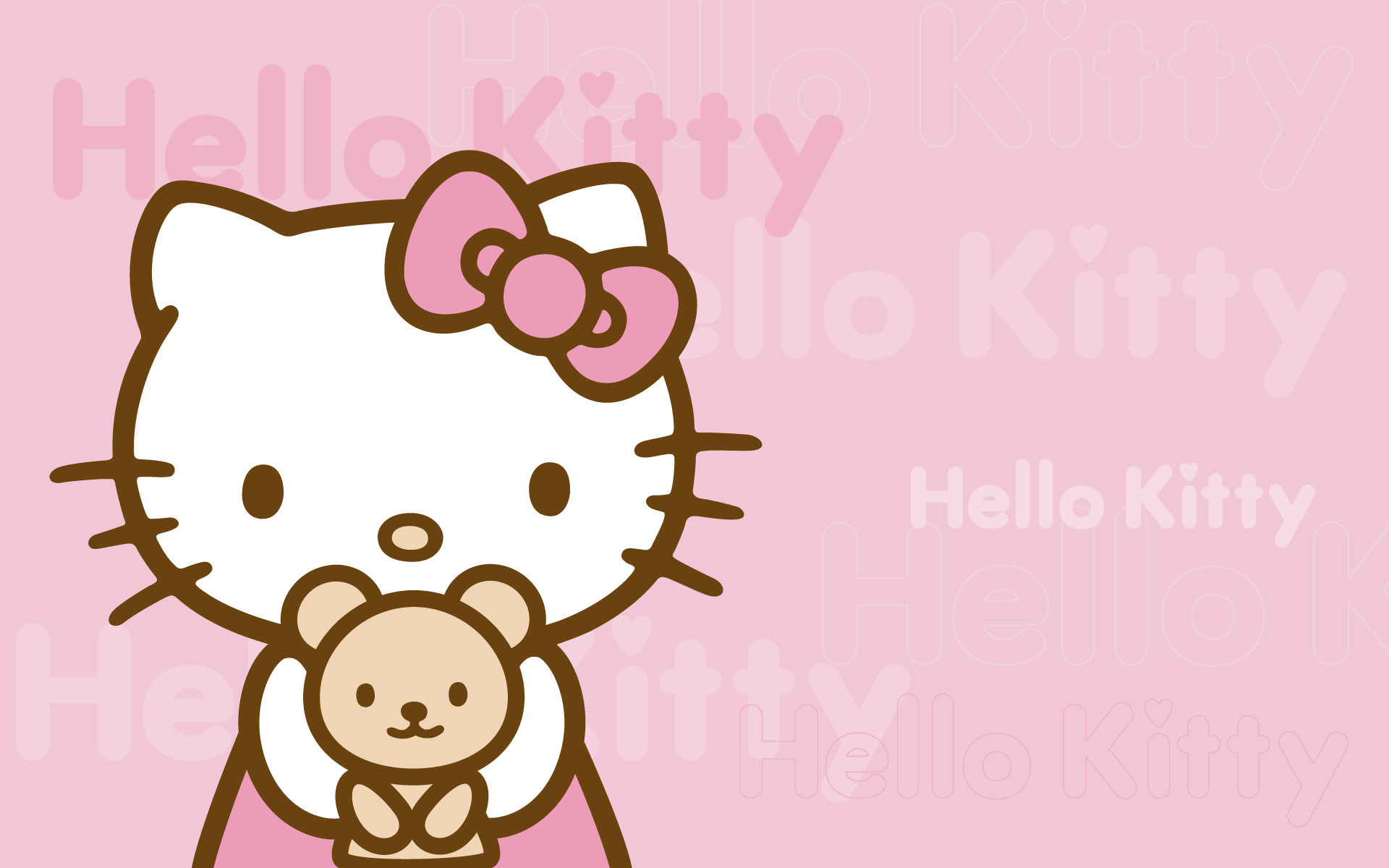 Hello Kitty 可爱 卡通 宽屏