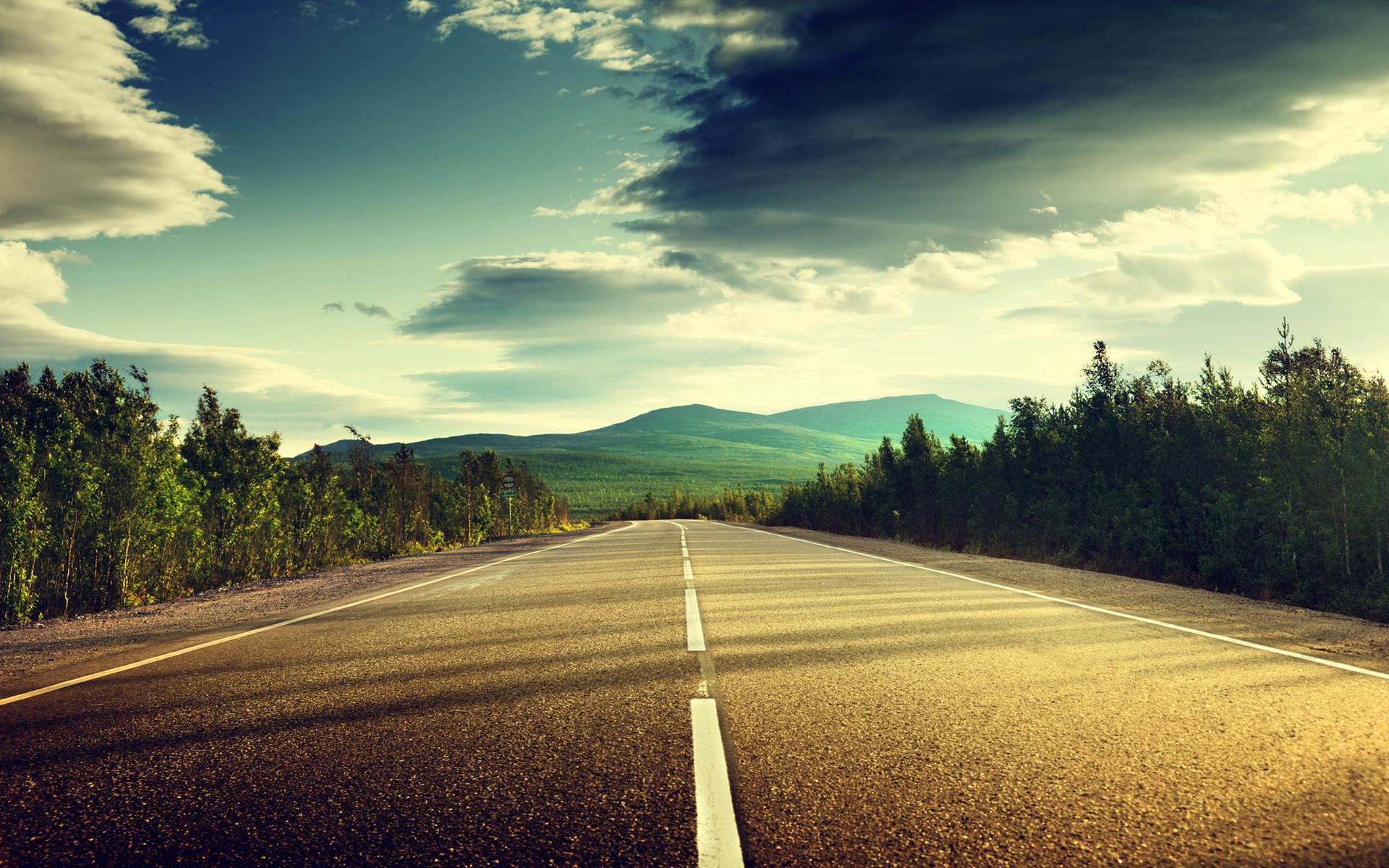 风景 自然风光 道路