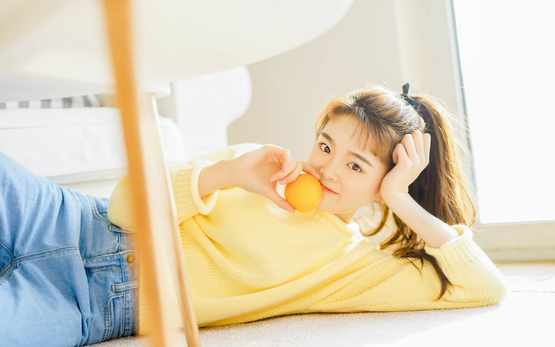 清纯  可爱俏皮美少女