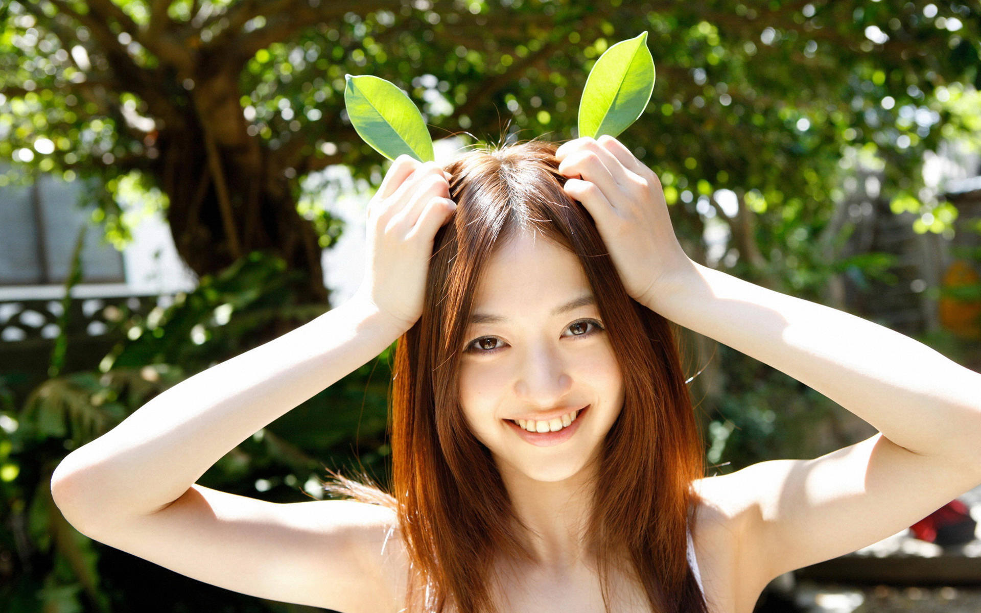 美女 可爱 呆萌 萌妹子 宽屏