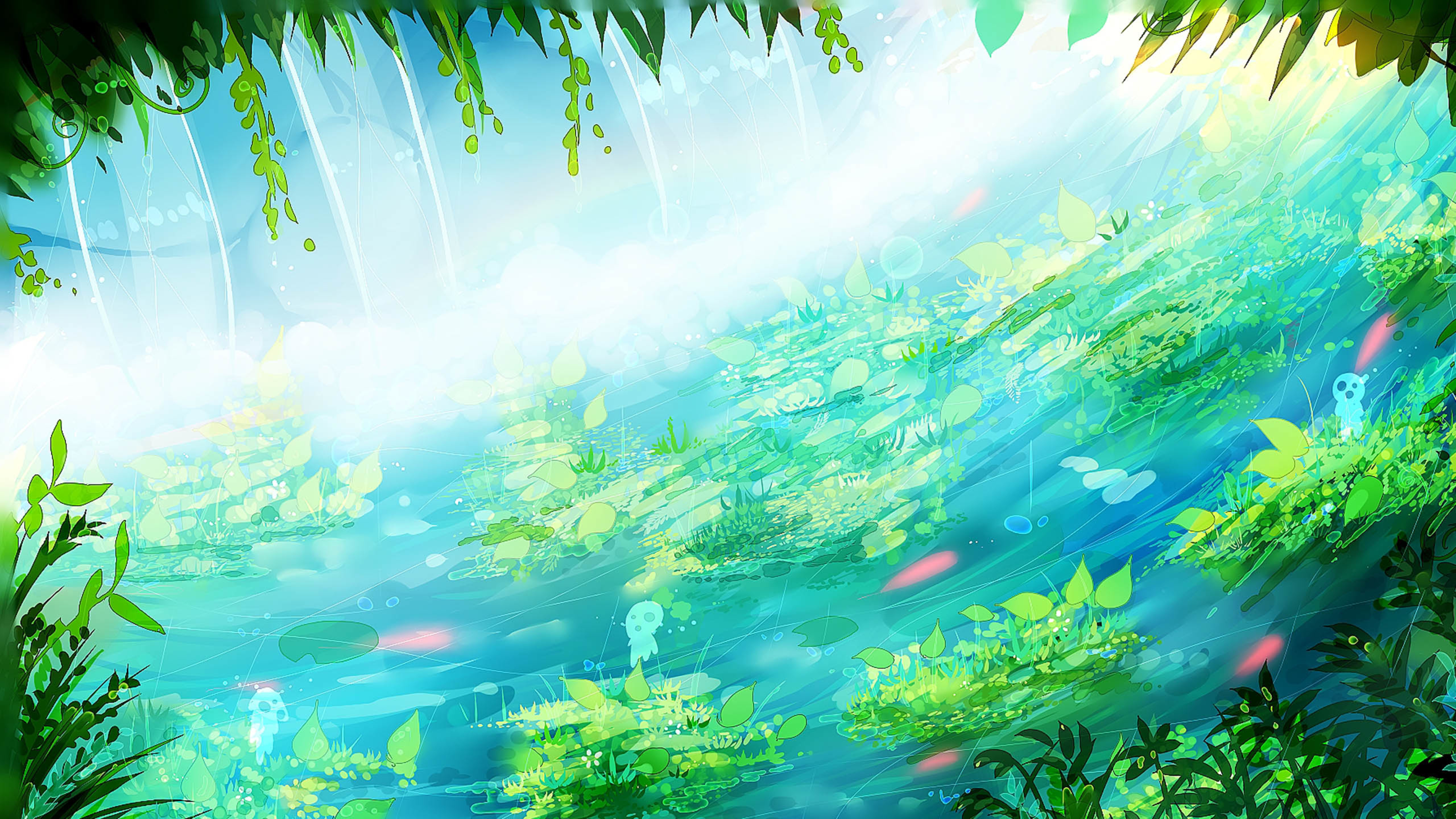 卡通世界 手绘的风景