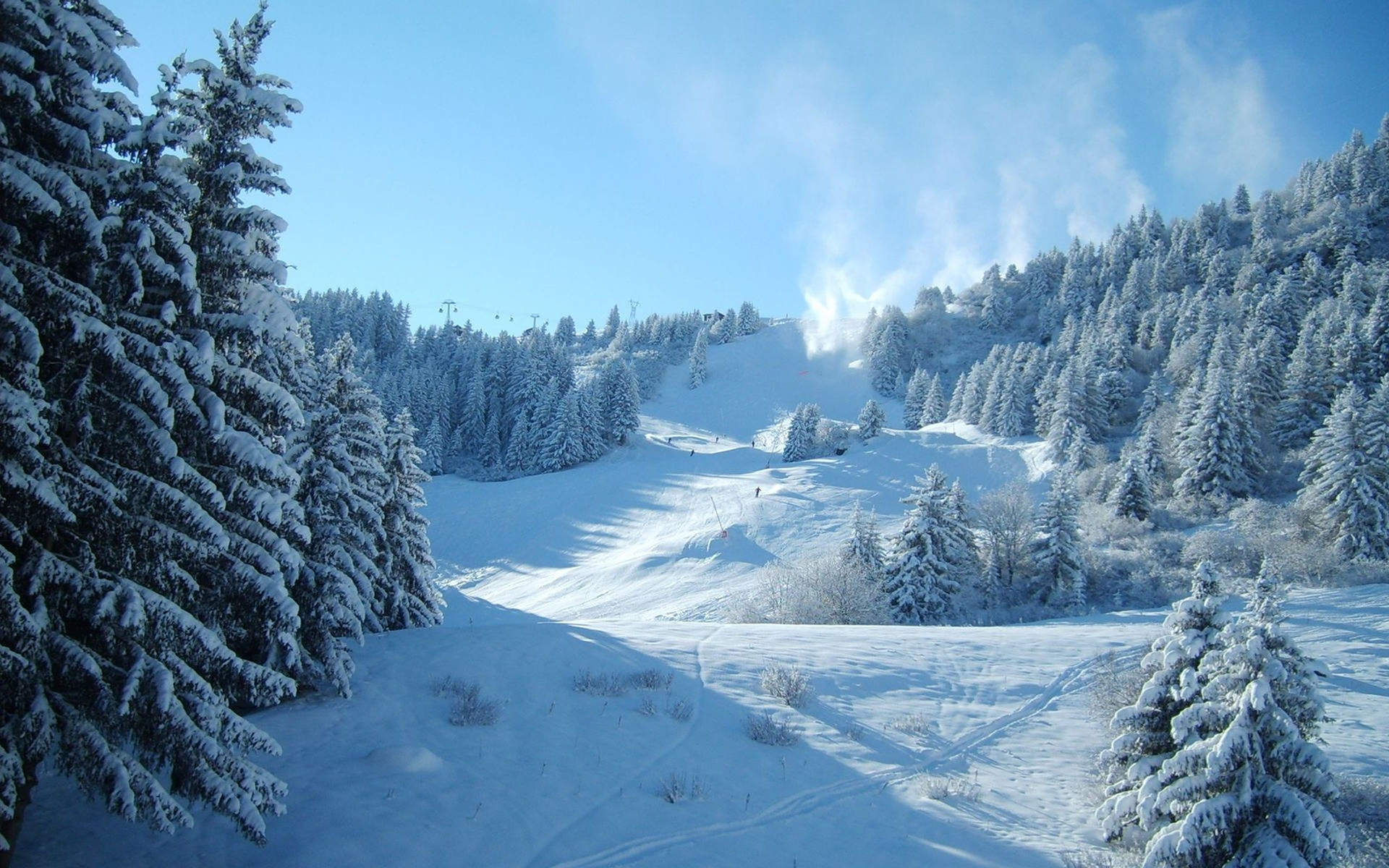 冰天雪地  山水风光  雪山  壮观