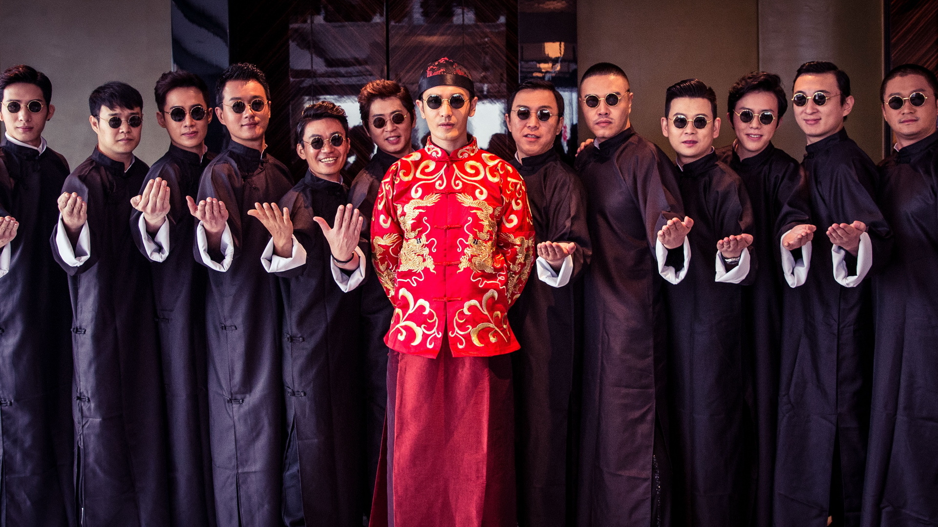 黄晓明 婚礼 伴郎团