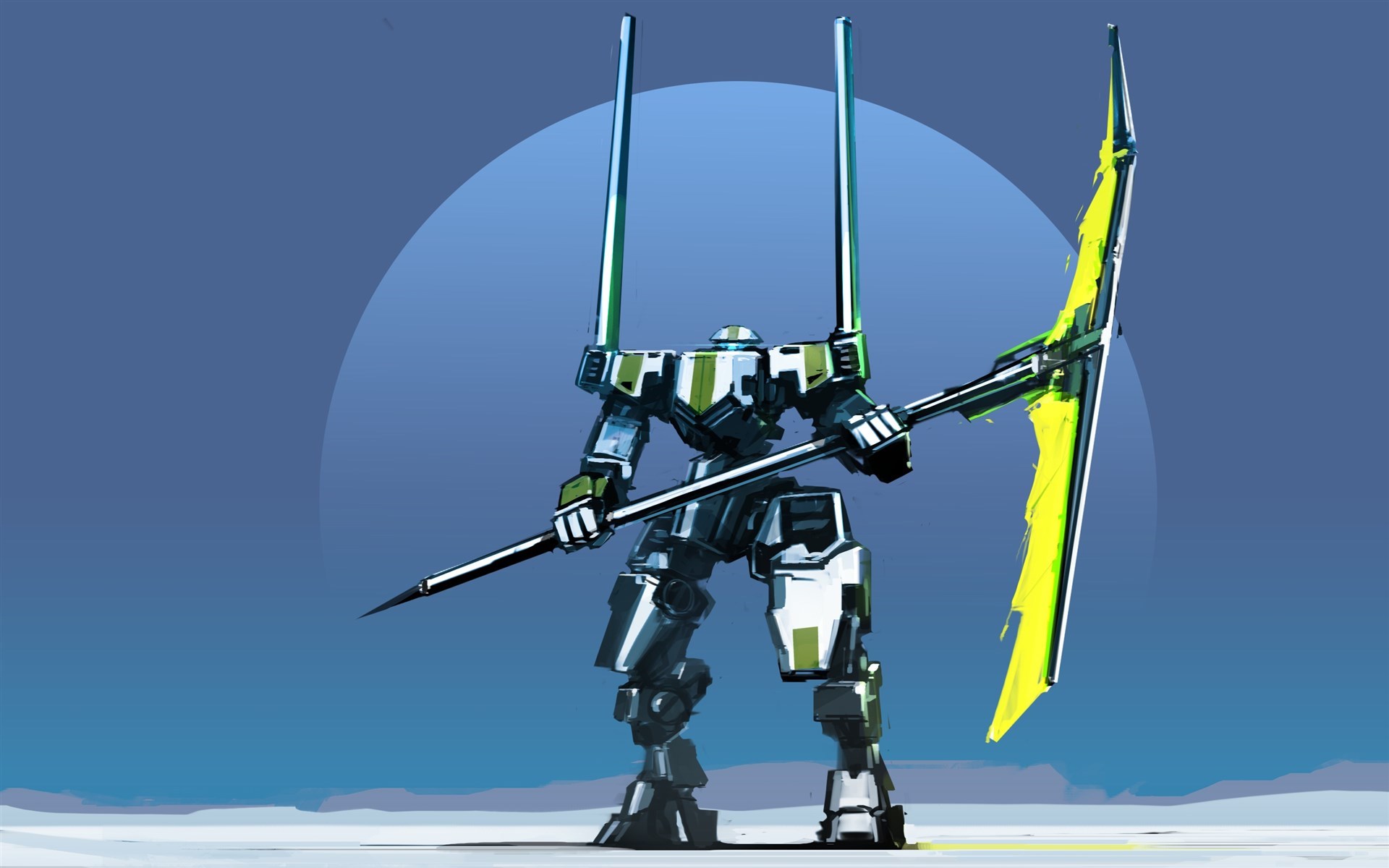 炫酷时尚 手绘 机器人