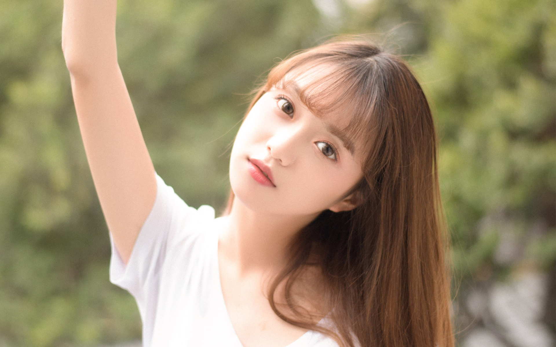 美女 模特 可爱