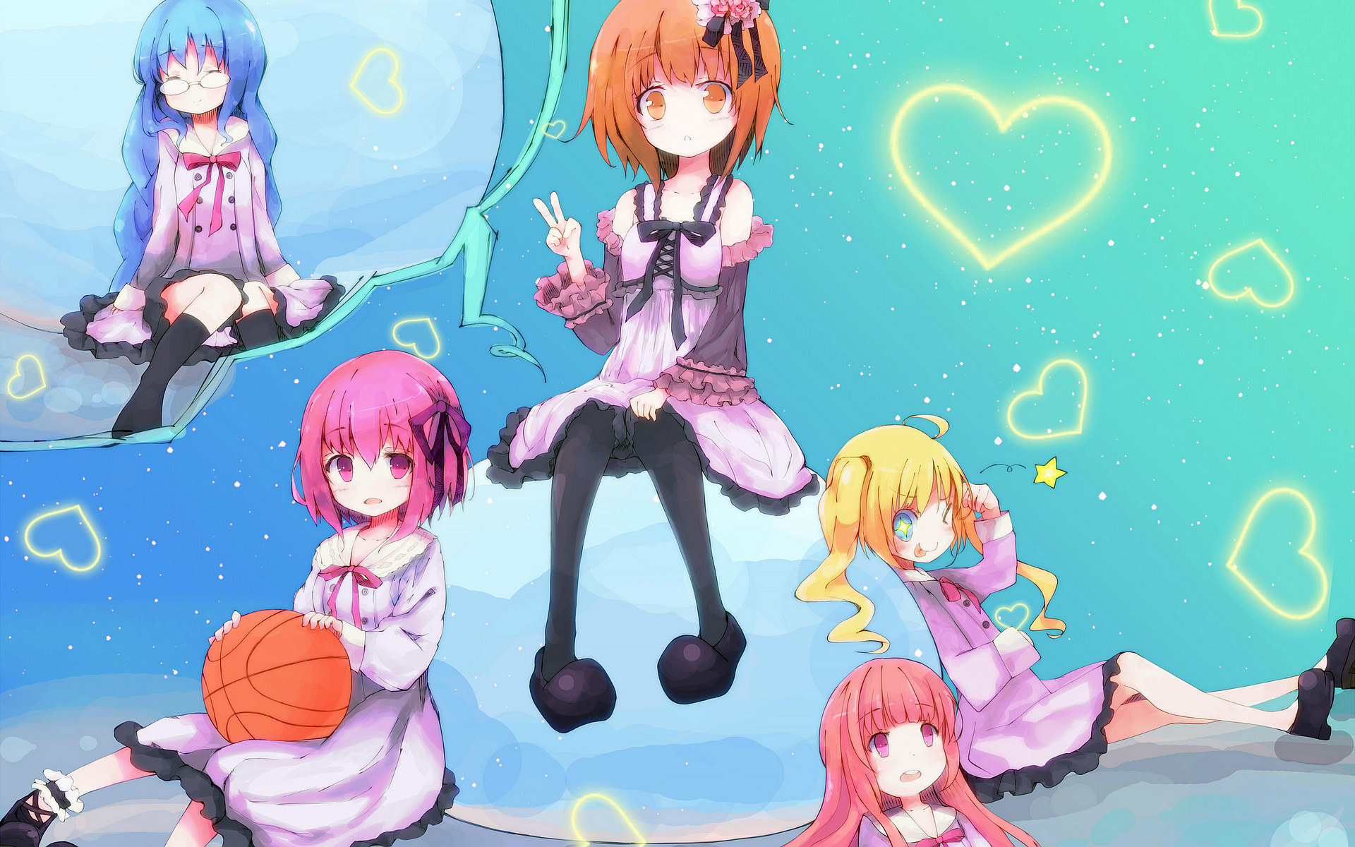 动漫  萌妹子  小萝莉  呆萌可爱   宽屏