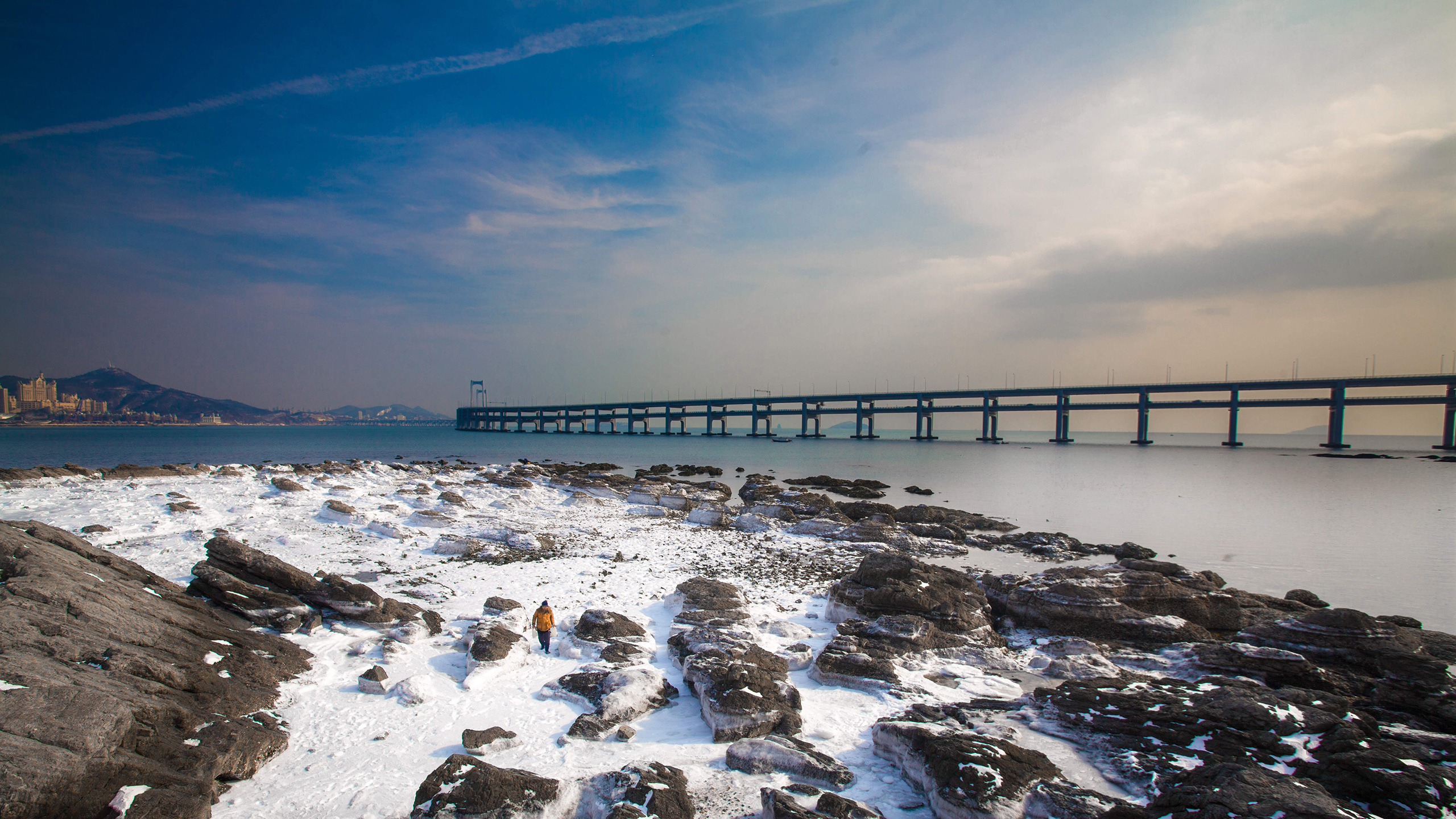 风景 海洋天堂 大海 跨海大桥
