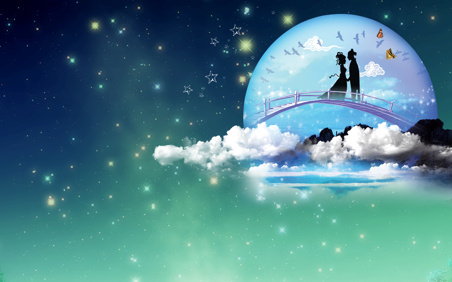 七夕节   七巧节  乞巧节  牛郎织女   鹊桥相会