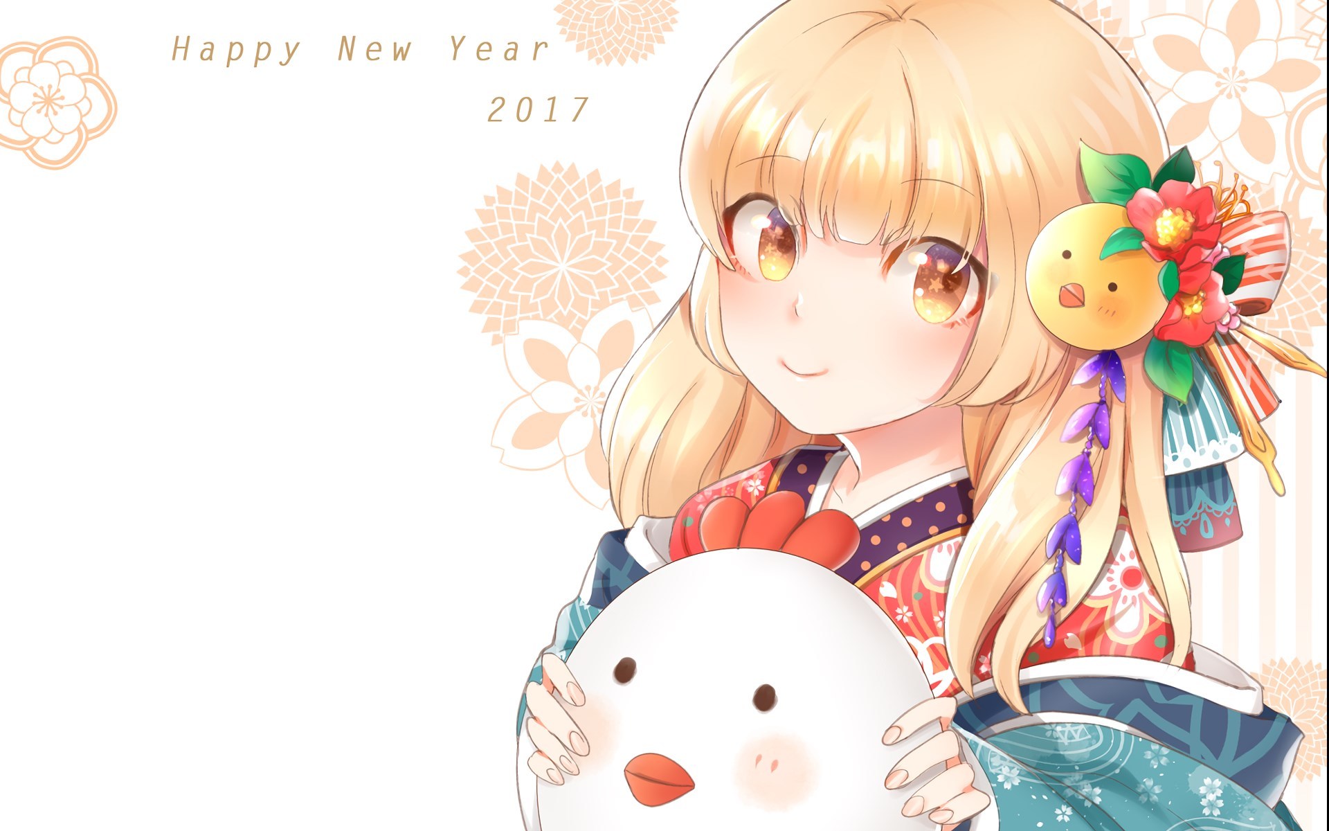 2017 新年快乐 二次元 春节