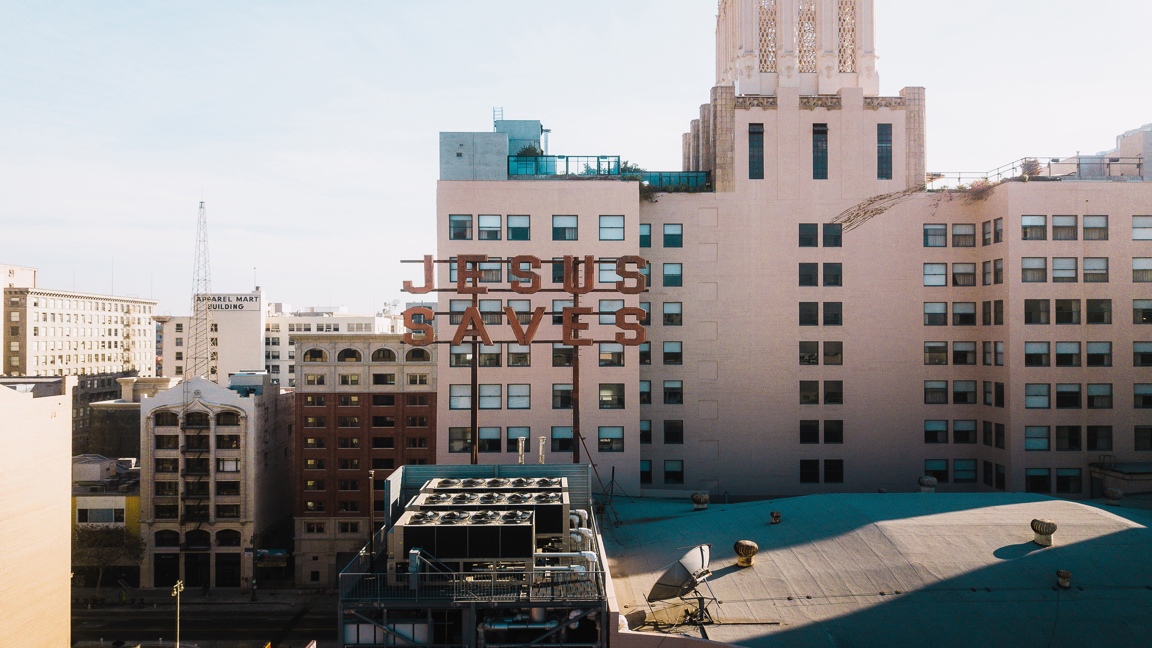 4K 风景 城市建筑