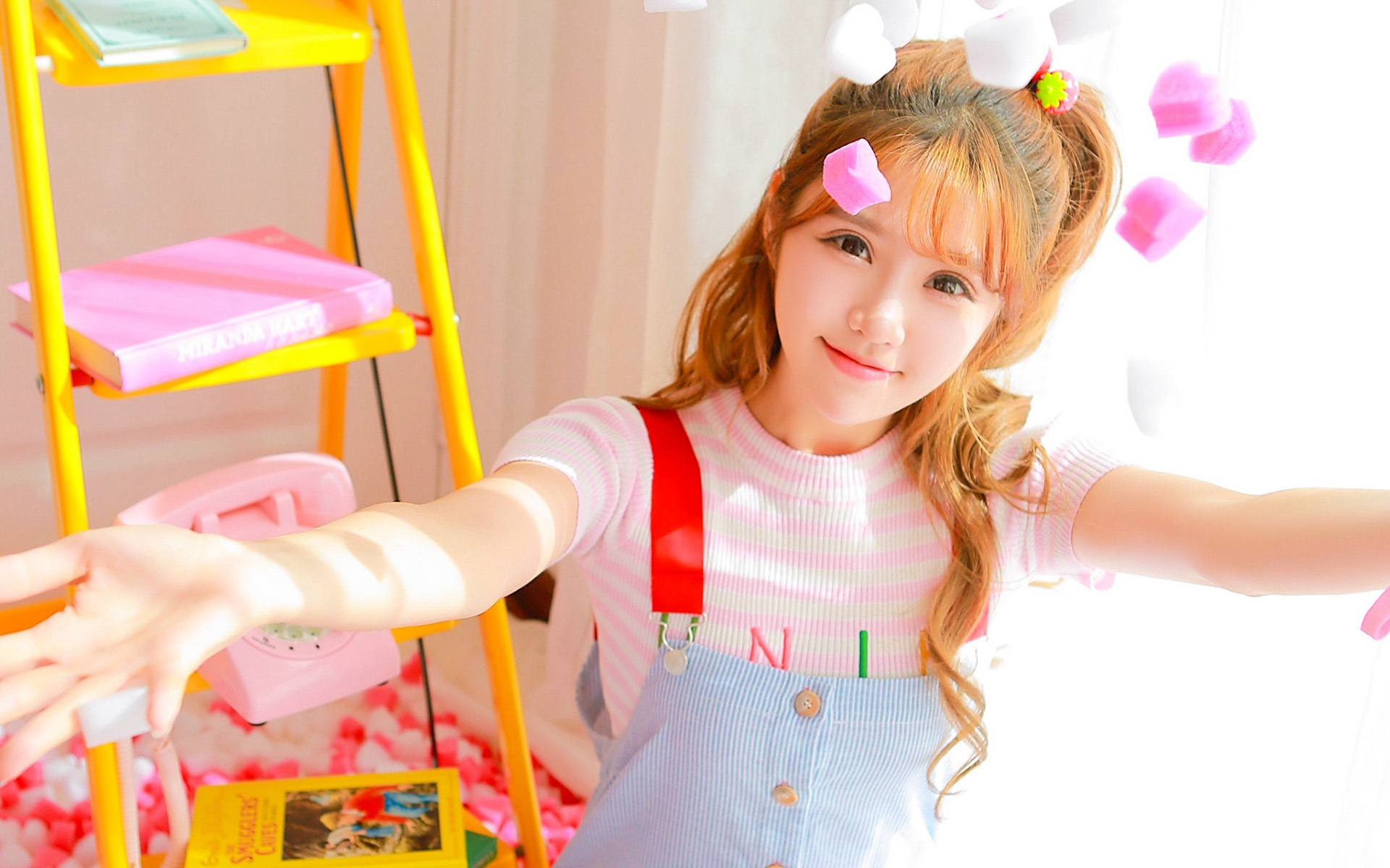 清纯 梦幻少女 唯美粉色