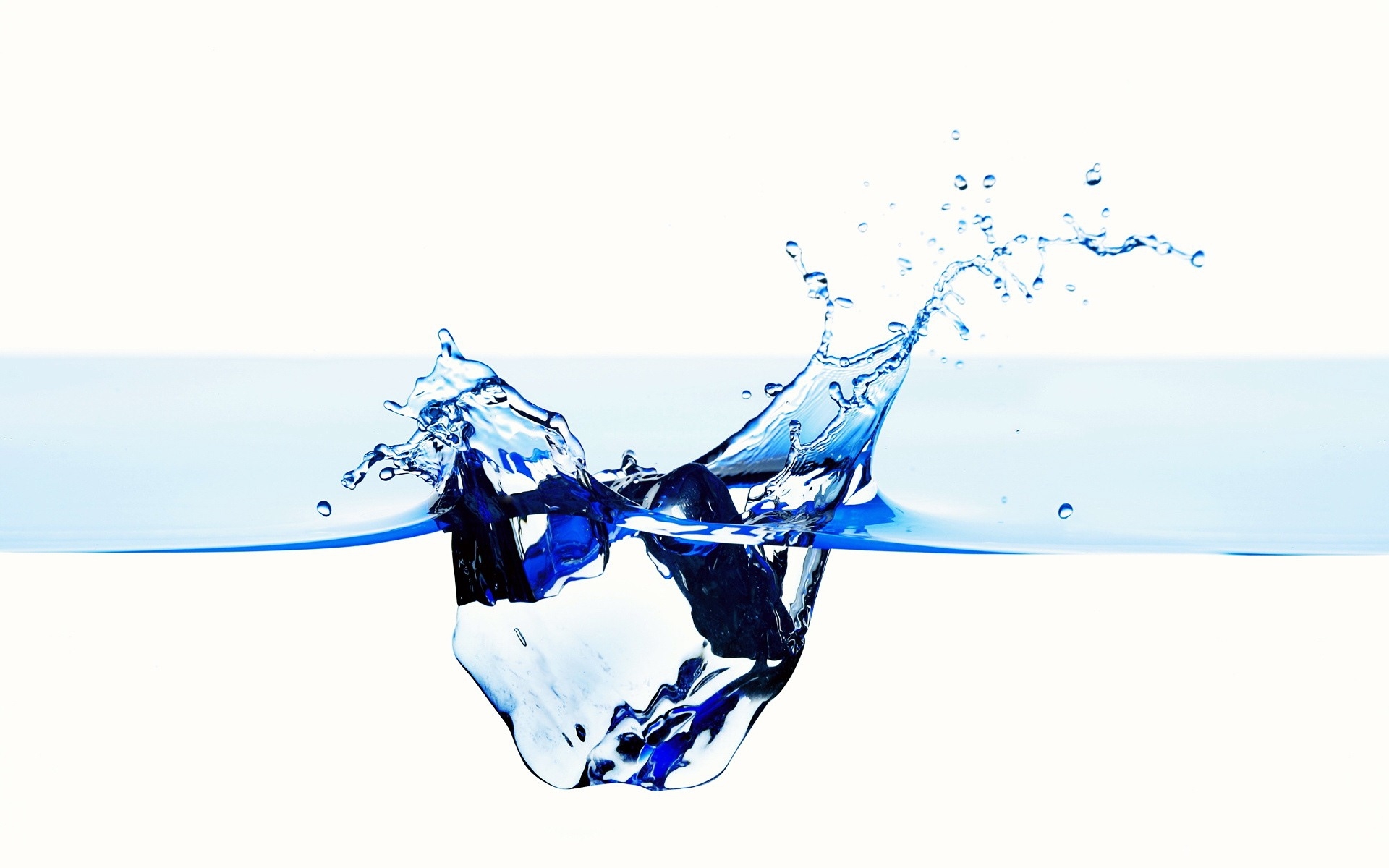 简约 冰块 清爽冰凉