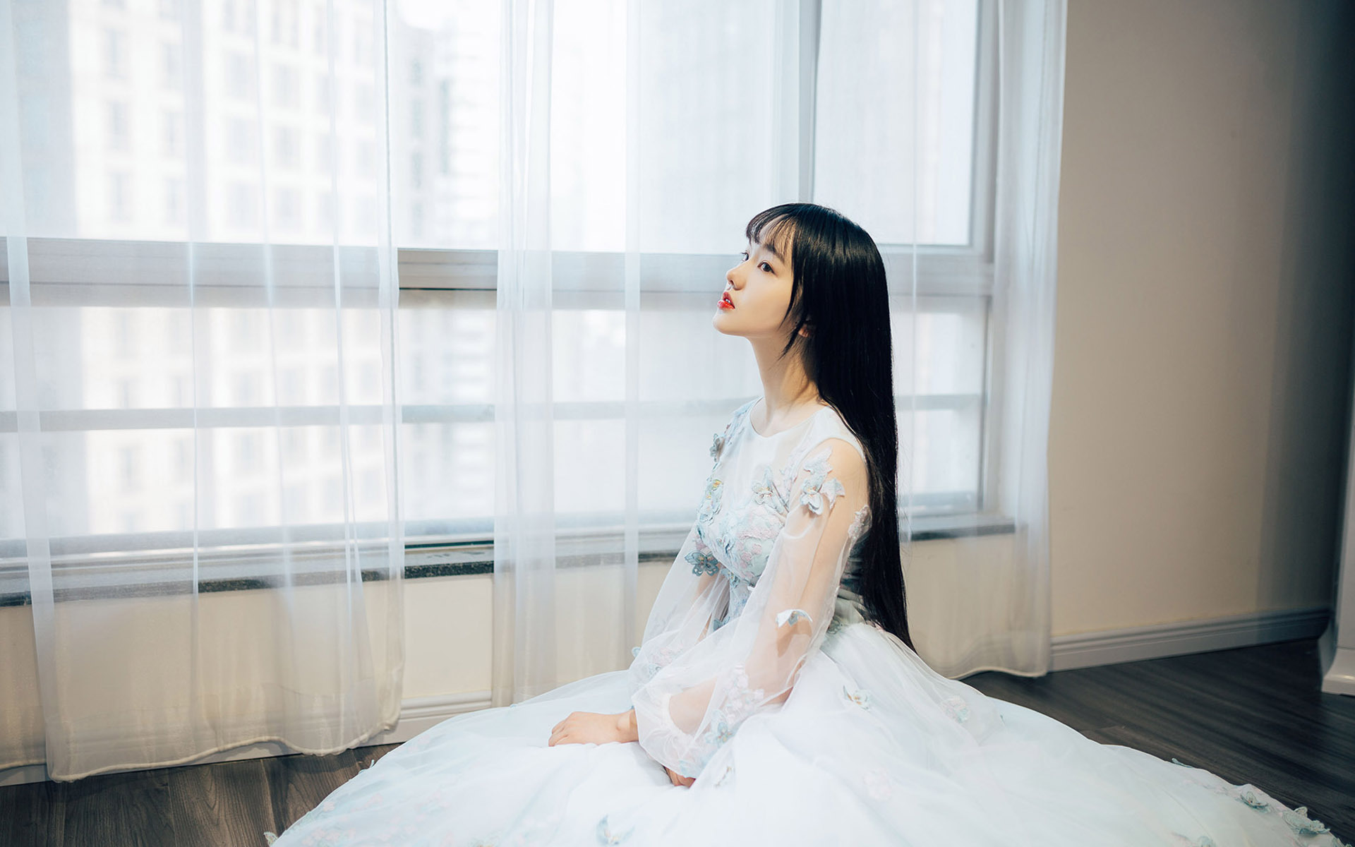 清纯 气质 长裙 唯美