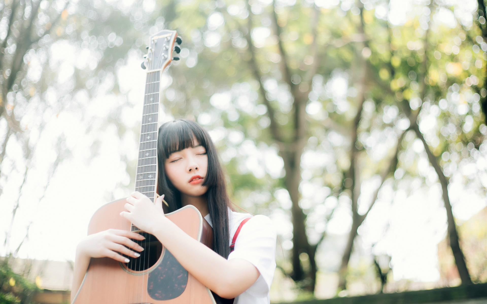 美女   吉他   文艺范   清纯可爱