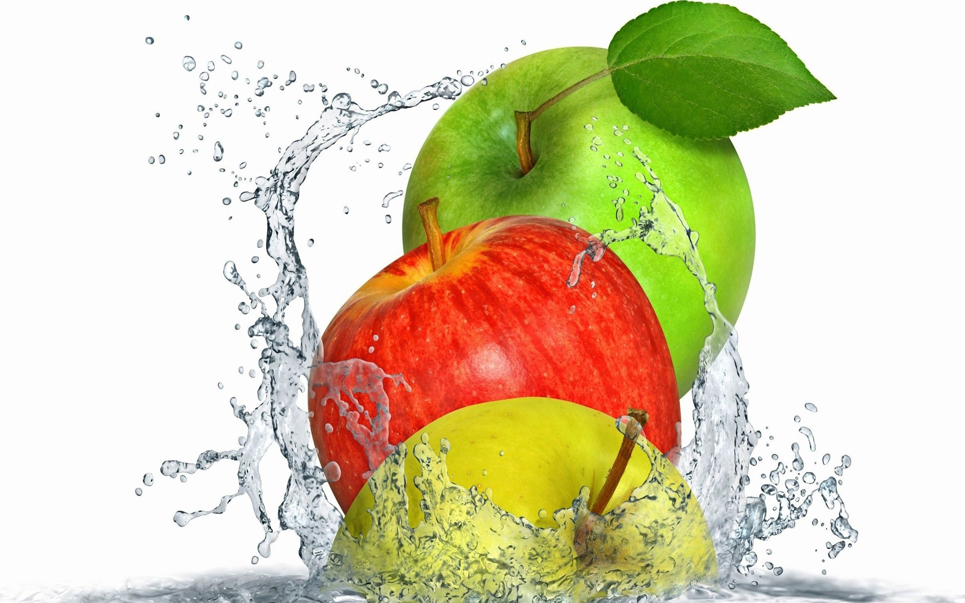 小清新 动感水果 苹果