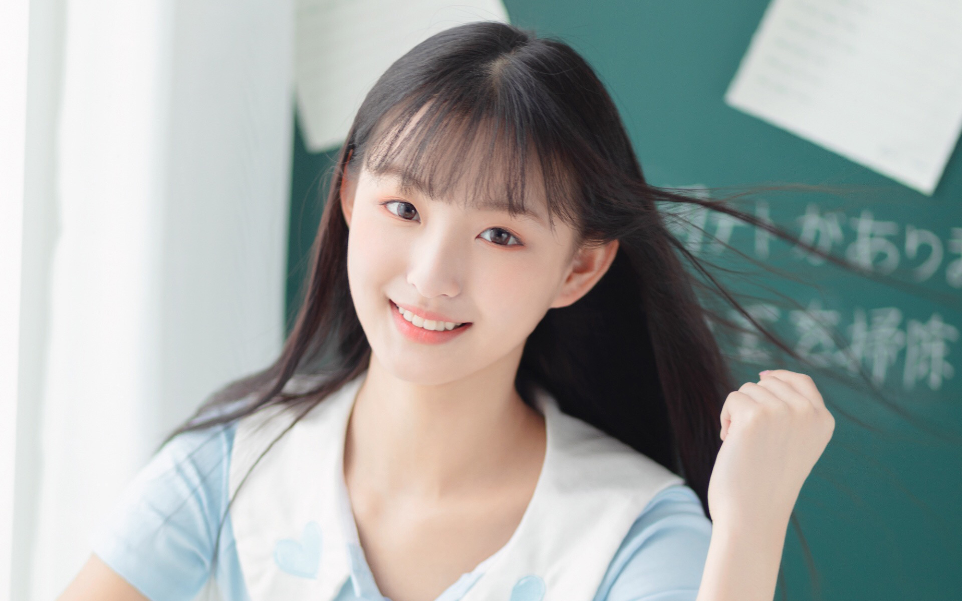 清纯 日系小清新美女 甜美