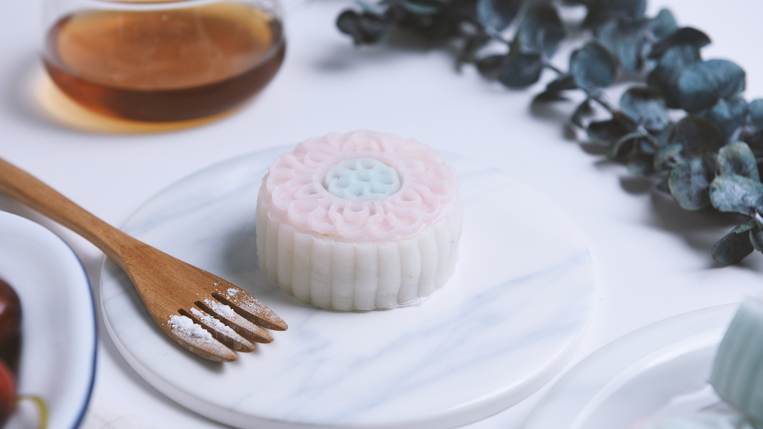 小清新 静物写真 冰皮月饼