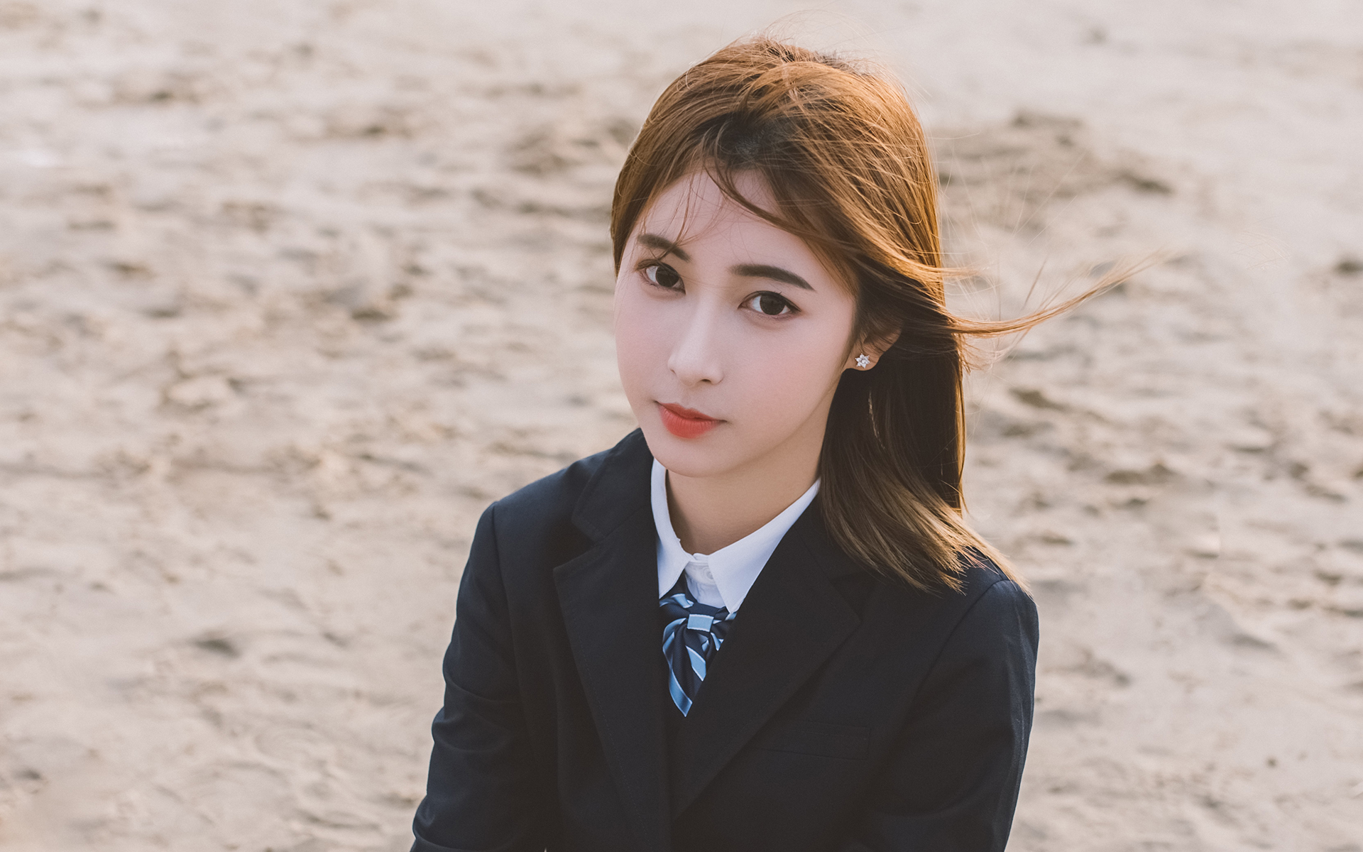 清纯  超甜美制服少女