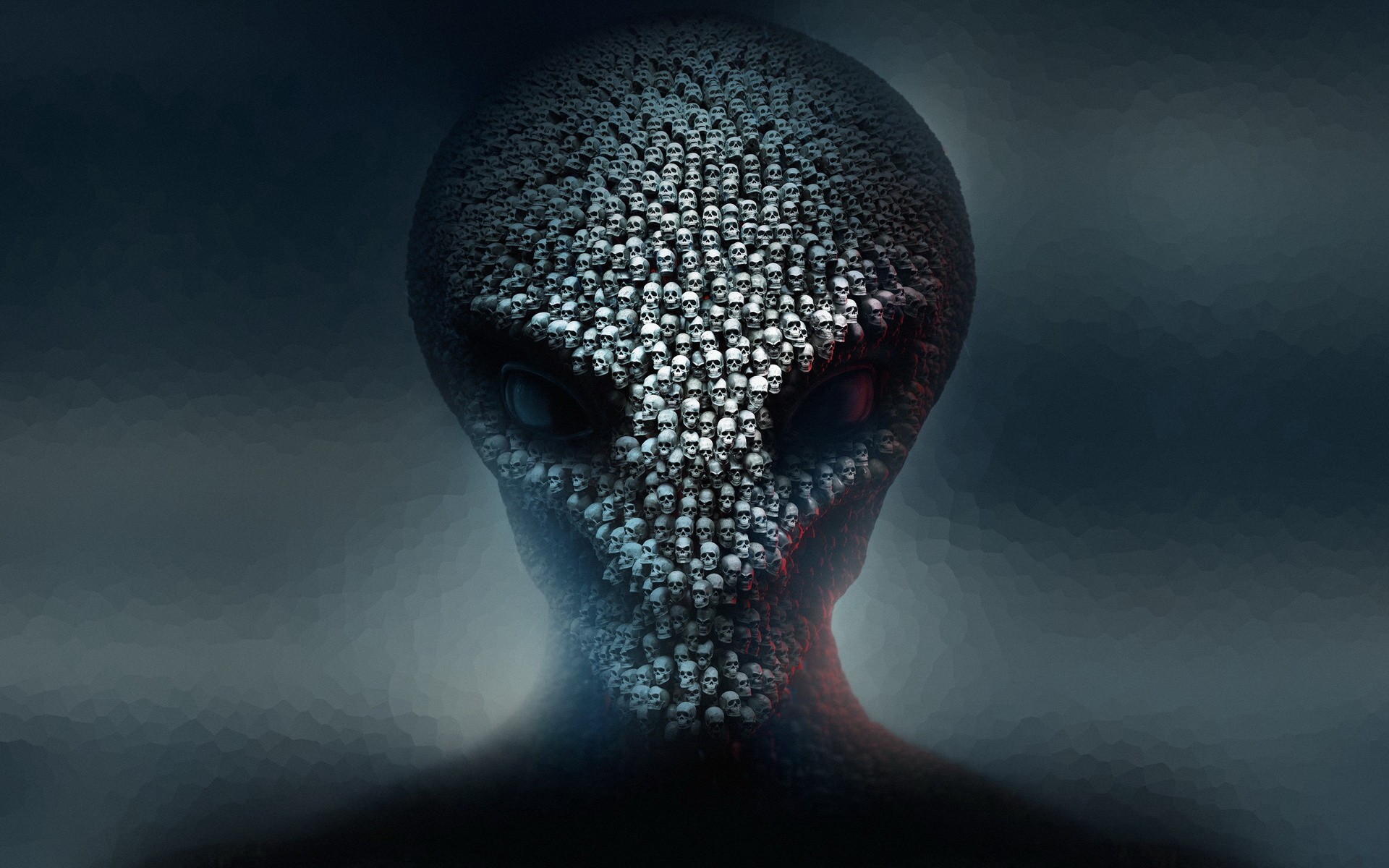 炫酷 艺术 创意 骷髅 恐怖