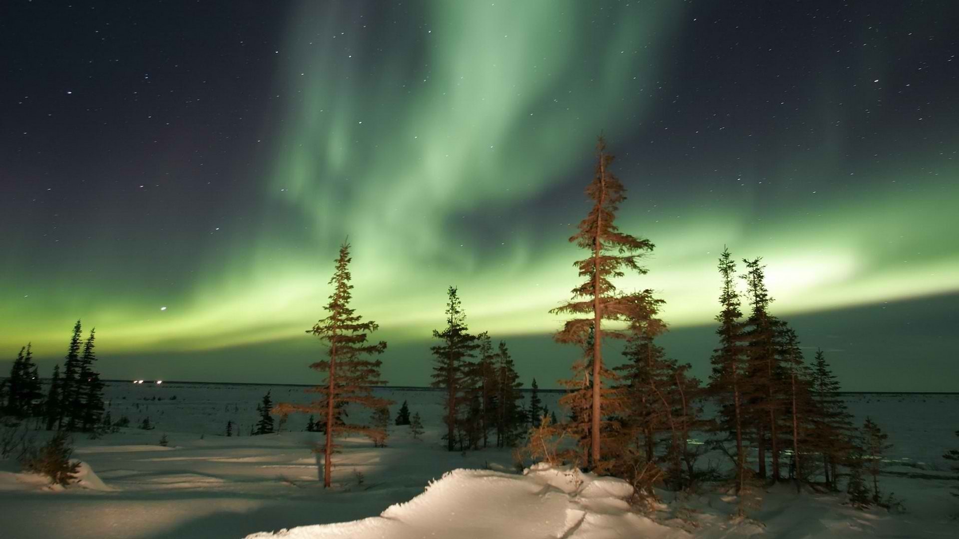 风景 自然风光 极光